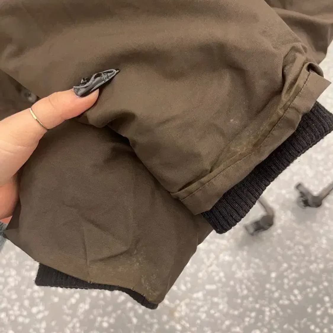 울리치 캐주얼 레트로 덕다운 워크 패딩 자켓 M C08573 상품이미지7