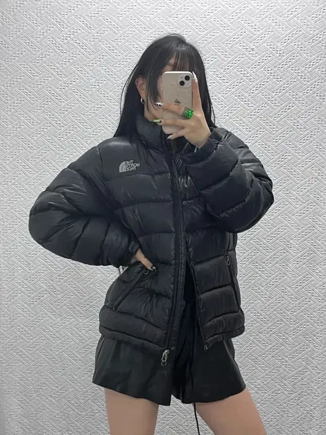 노스페이스 모던 캐주얼 시크 구스다운 패딩 자켓 90 C08576 상품이미지1