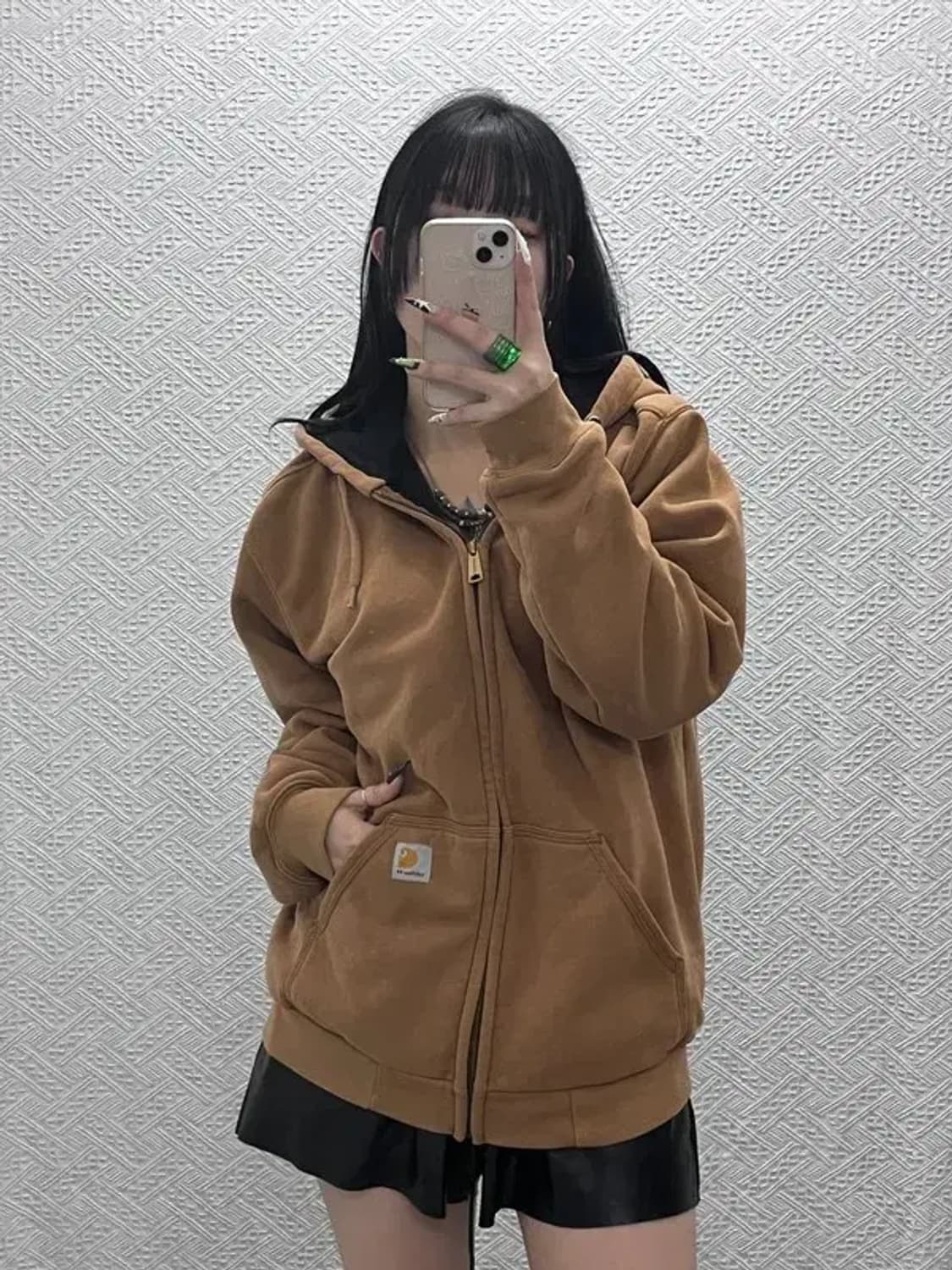 칼하트 모던캐주얼 디어본 써멀 후드집업 S C08575 상품이미지2