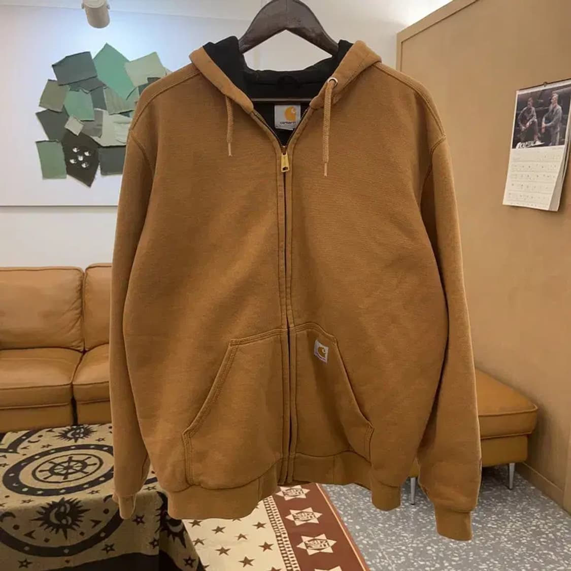 칼하트 모던캐주얼 디어본 써멀 후드집업 S C08575 상품이미지3