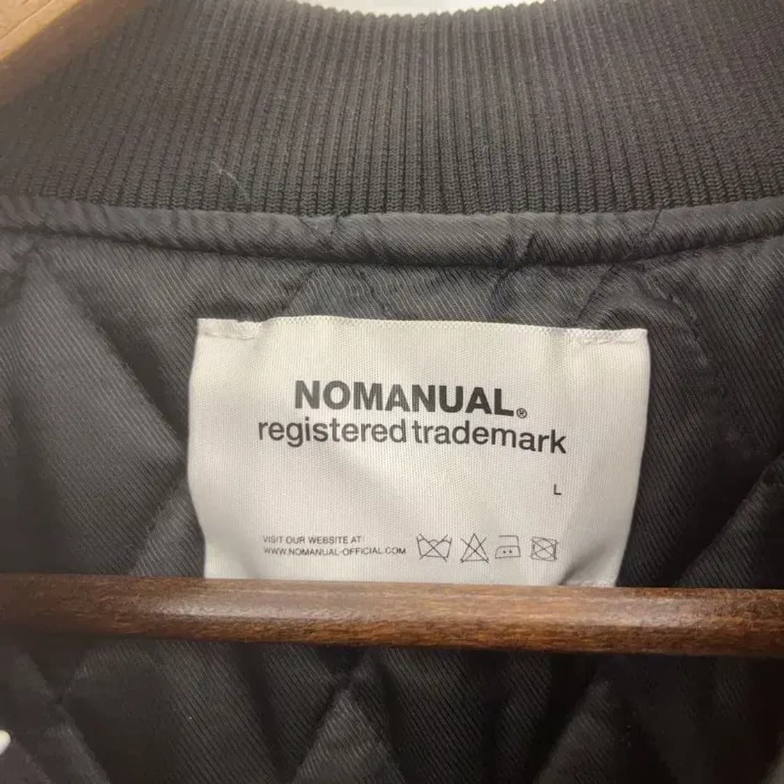 노메뉴얼 캐주얼 스트릿 바시티 자켓 L C08577 상품이미지5