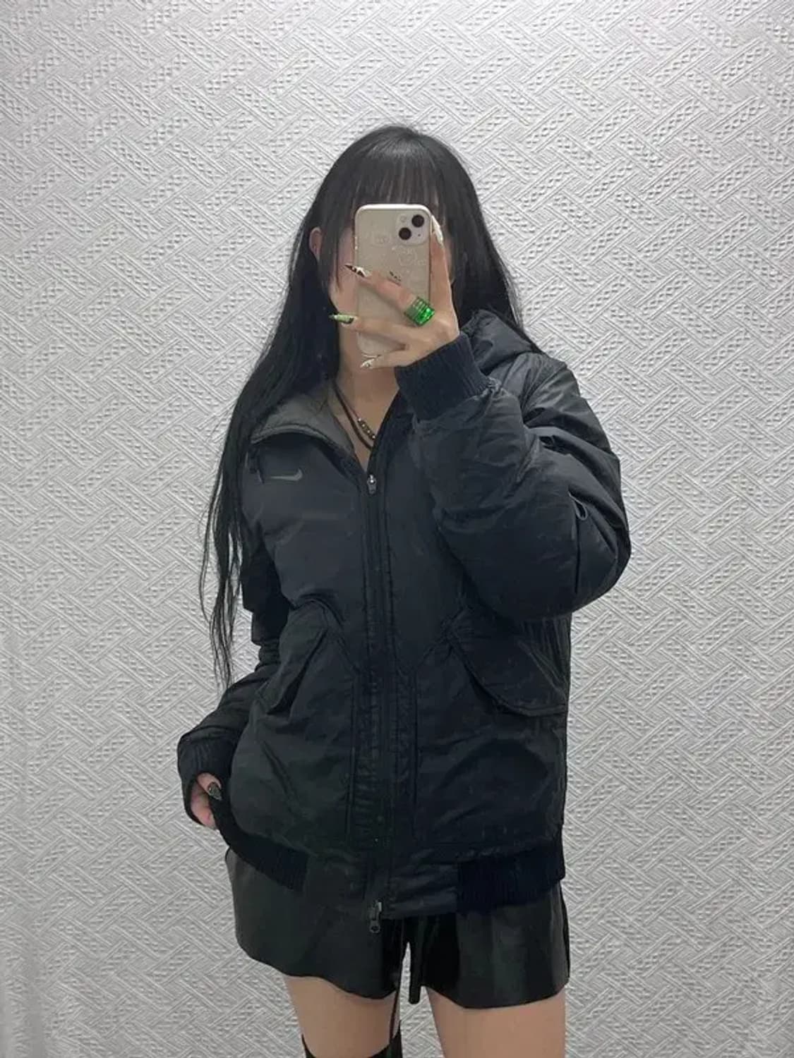 나이키 올드스쿨 캐주얼시크 덕다운 푸퍼 패딩 S C08583 상품이미지1