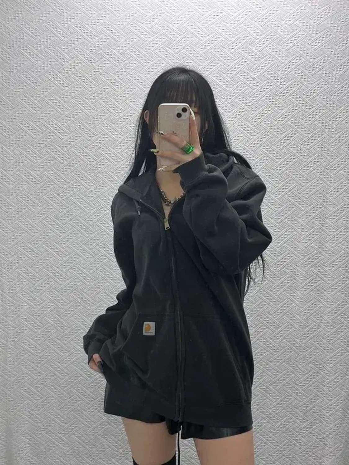 칼하트 디어본 모던캐주얼  약기모 후드집업 M C08582 상품이미지1