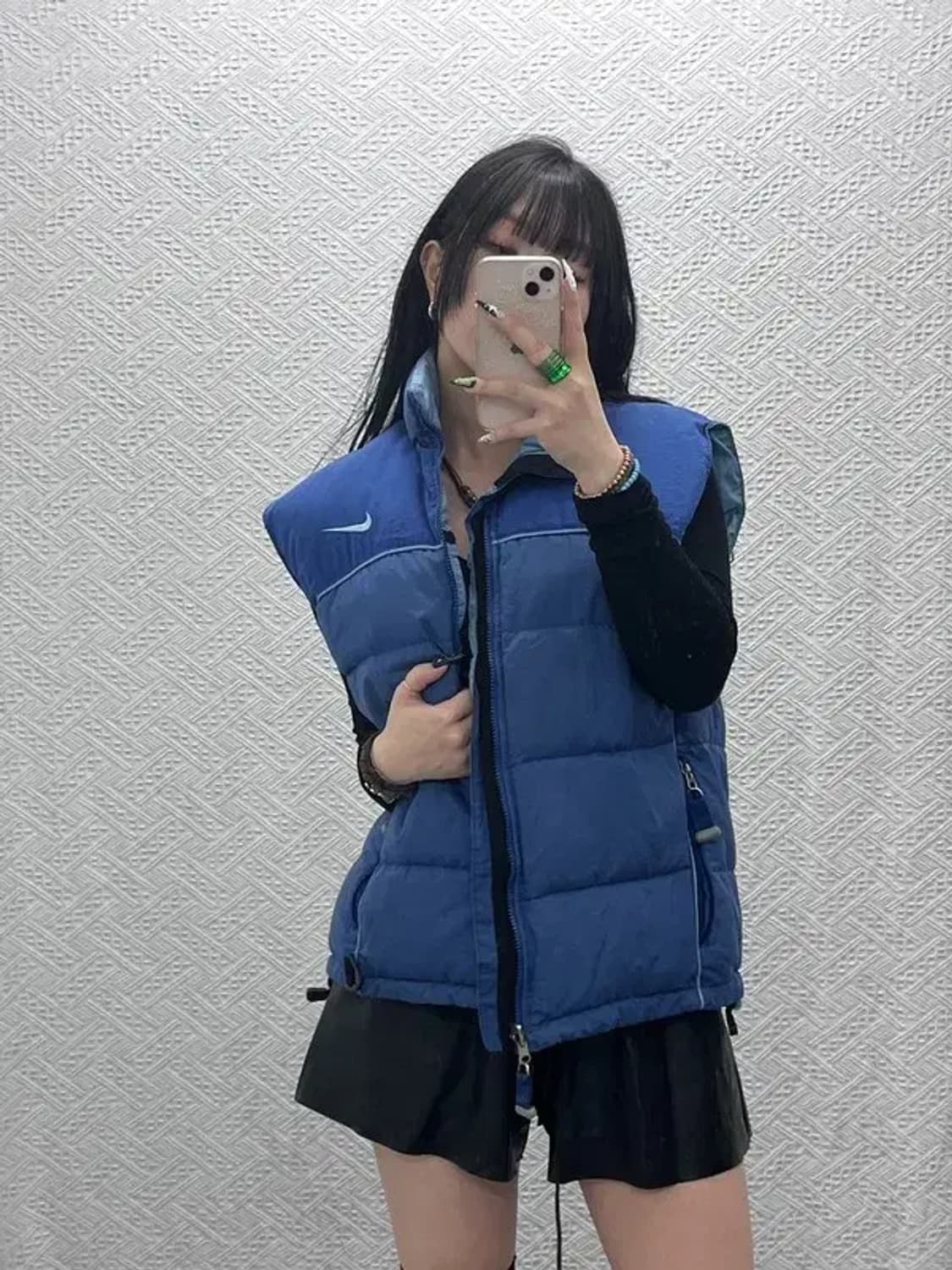 나이키 ACG 올드스쿨 90's 로얄블루 패딩 조끼 M C08570 상품이미지2