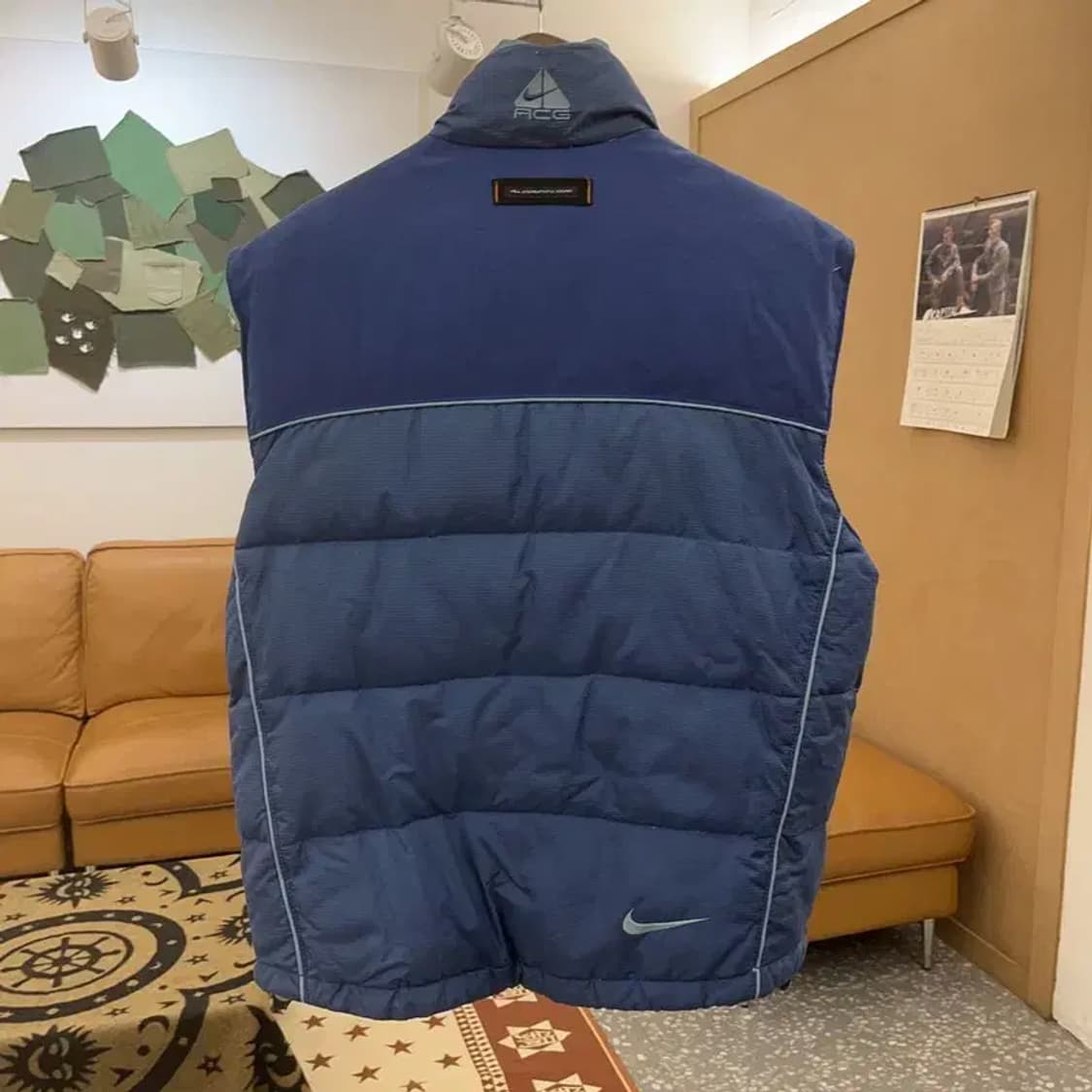 나이키 ACG 올드스쿨 90's 로얄블루 패딩 조끼 M C08570 상품이미지4