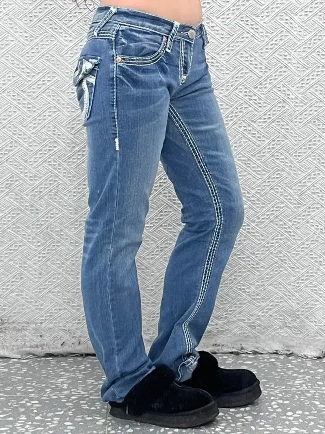 트루릴리전 JOY Y 빈티지 포켓스티치 데님팬츠 28인치 C08590 상품이미지2