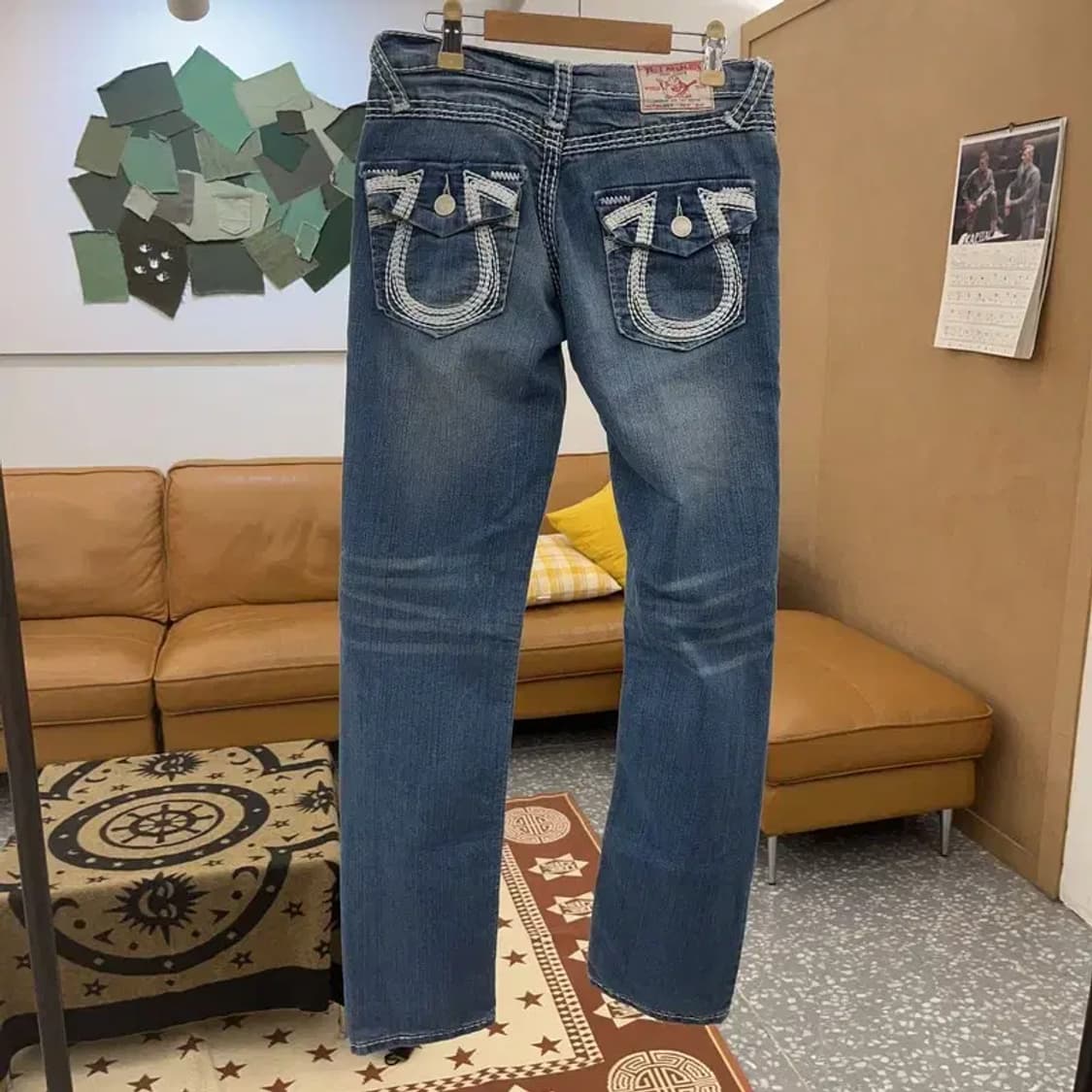 트루릴리전 JOY Y 빈티지 포켓스티치 데님팬츠 28인치 C08590 상품이미지4