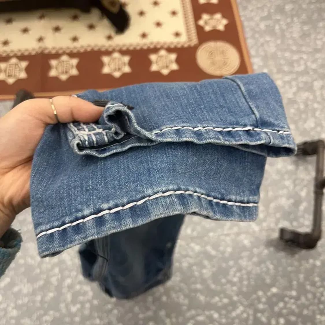 트루릴리전 JOY Y 빈티지 포켓스티치 데님팬츠 28인치 C08590 상품이미지8