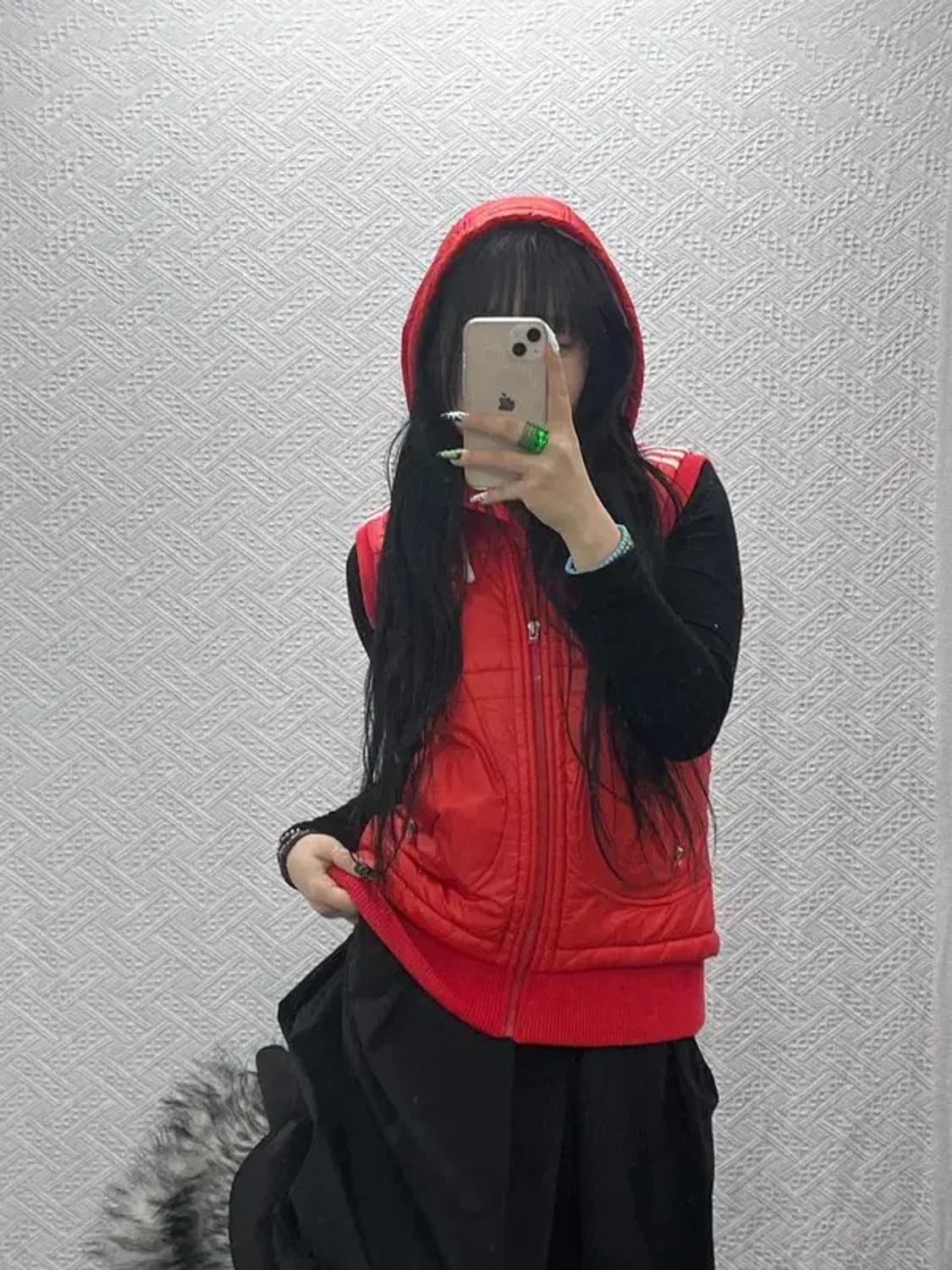 아디다스 올드스쿨 레트로 Y2K 빈티지 패딩조끼 100 C08601 상품이미지1