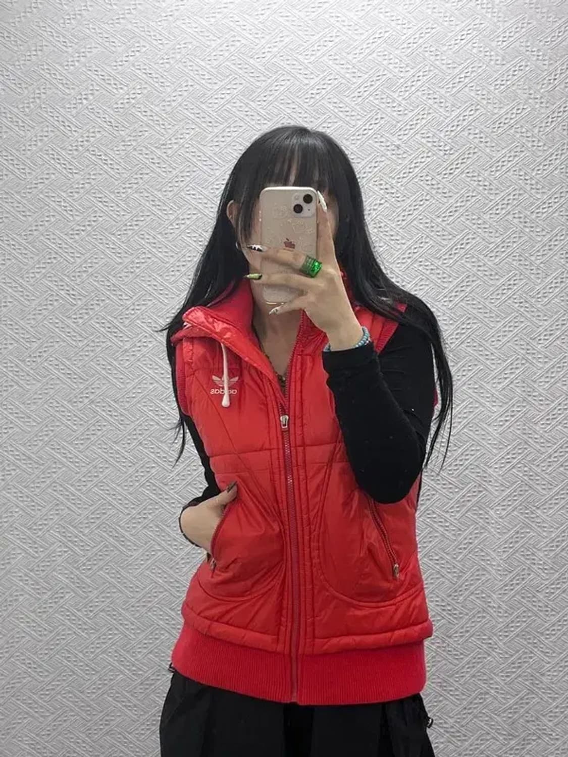 아디다스 올드스쿨 레트로 Y2K 빈티지 패딩조끼 100 C08601 상품이미지2