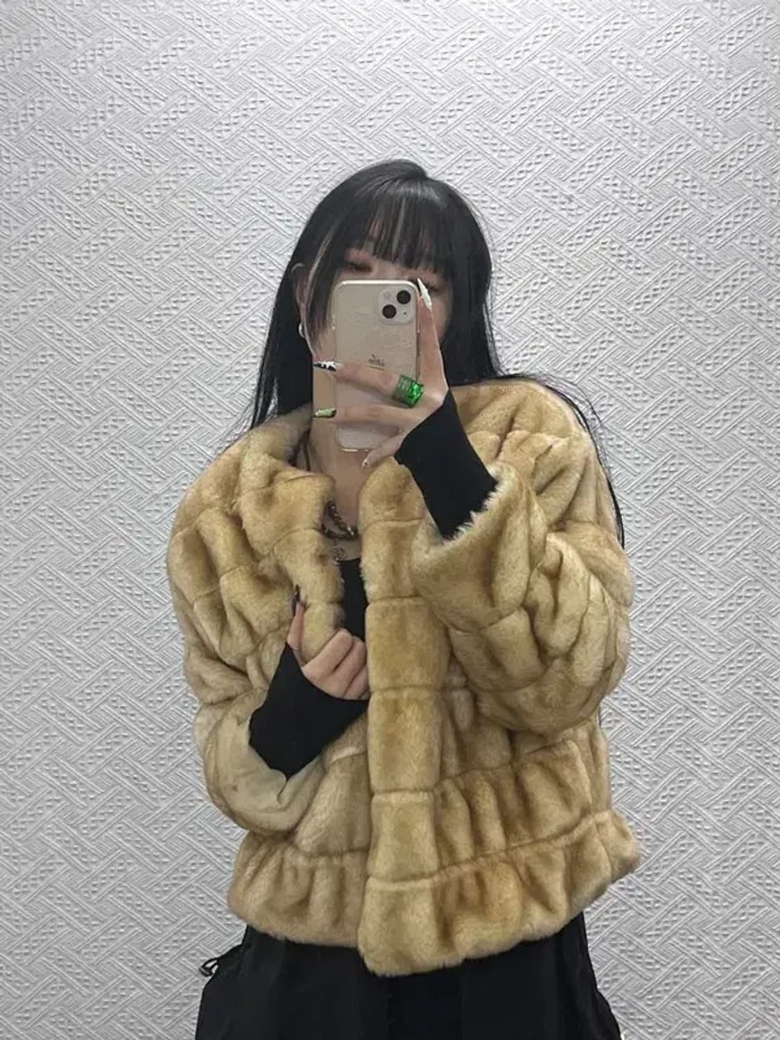 자라 스트릿 락시크 핀터감성 핫걸 퍼자켓 M C08608 상품이미지1