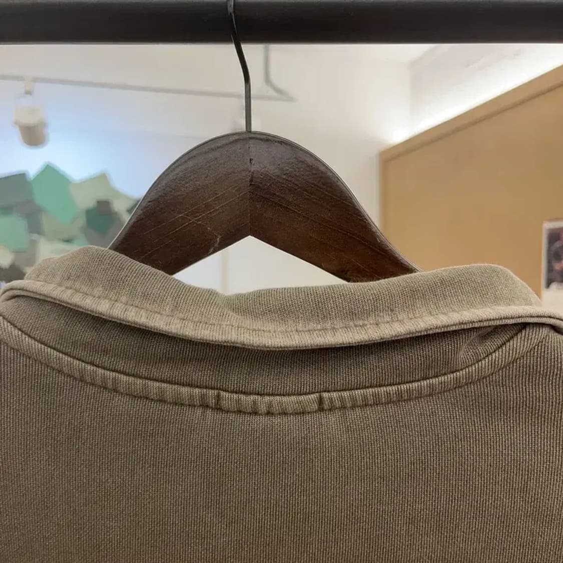 팀버랜드 빈티지 그런지 캐주얼 반집업 맨투맨 L C08611 상품이미지7