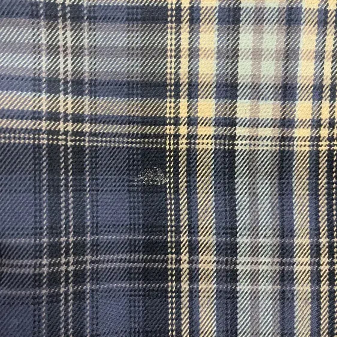 맥우드건 레이버 스트릿 데님패치워크 체크 셔츠 M C08614 상품이미지7