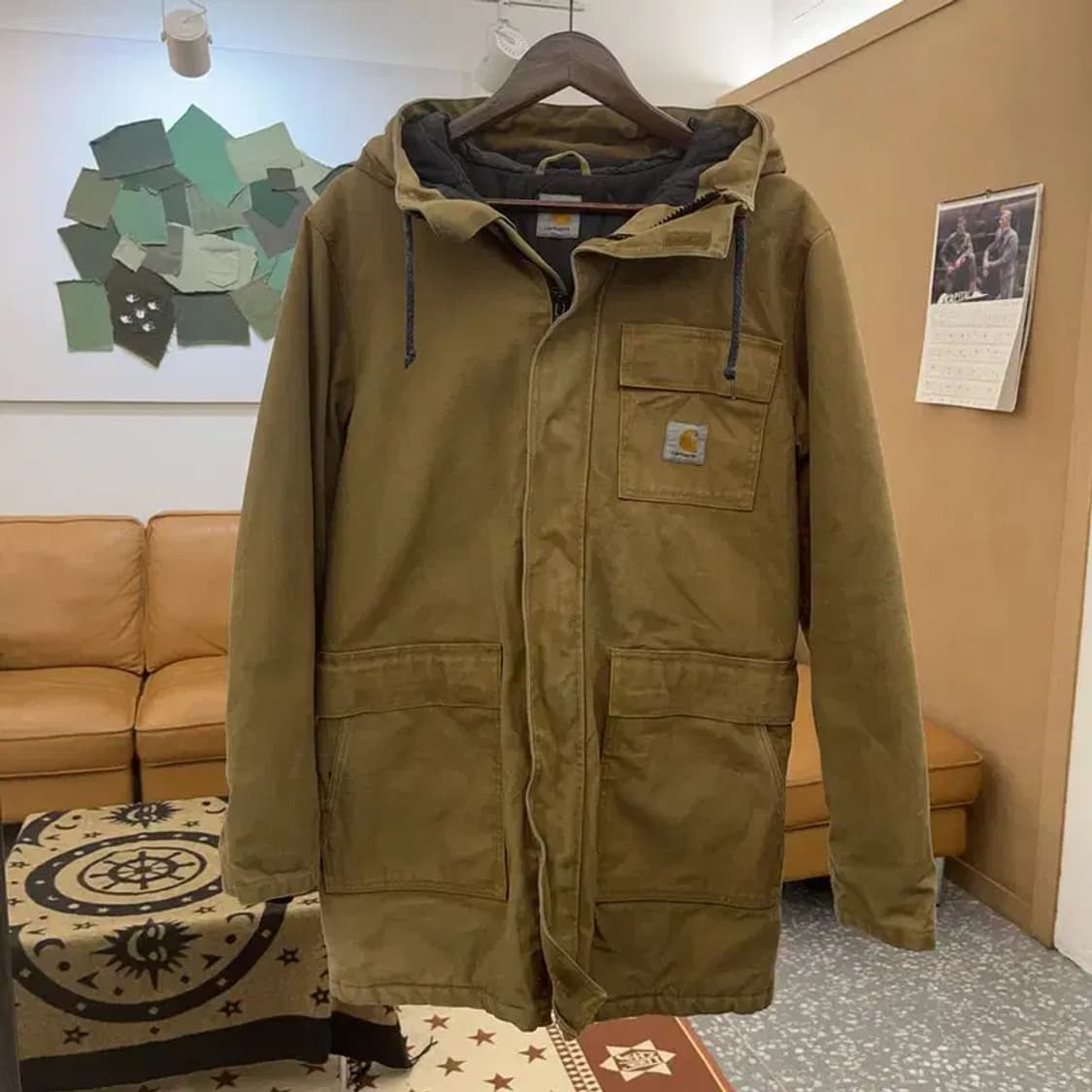 칼하트 시베리안 빈티지 털모자 패딩 파카 S C08618 상품이미지3