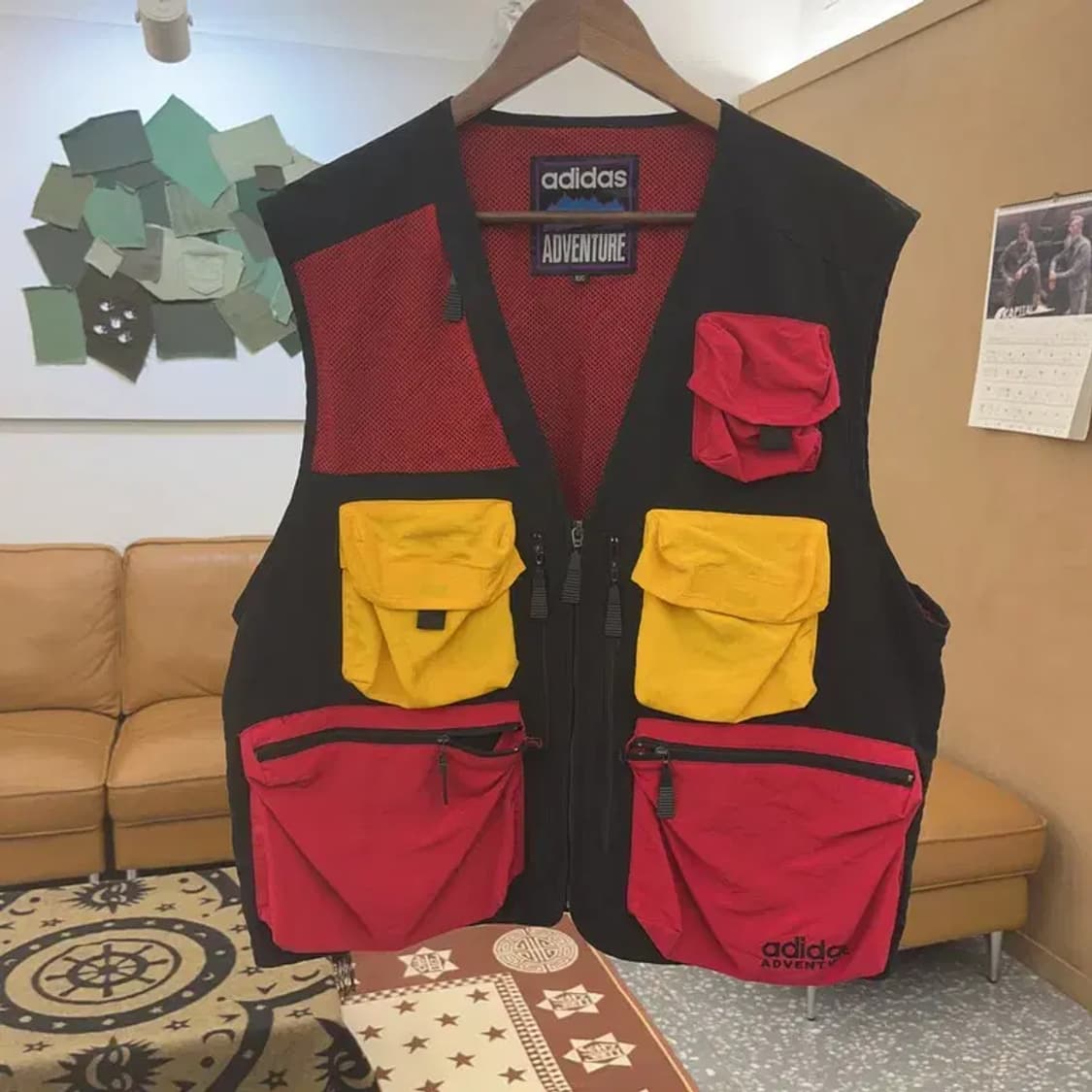아디다스 어드벤쳐 컬러블록 멀티포켓 피싱 베스트 조끼 105 C08622 상품이미지3