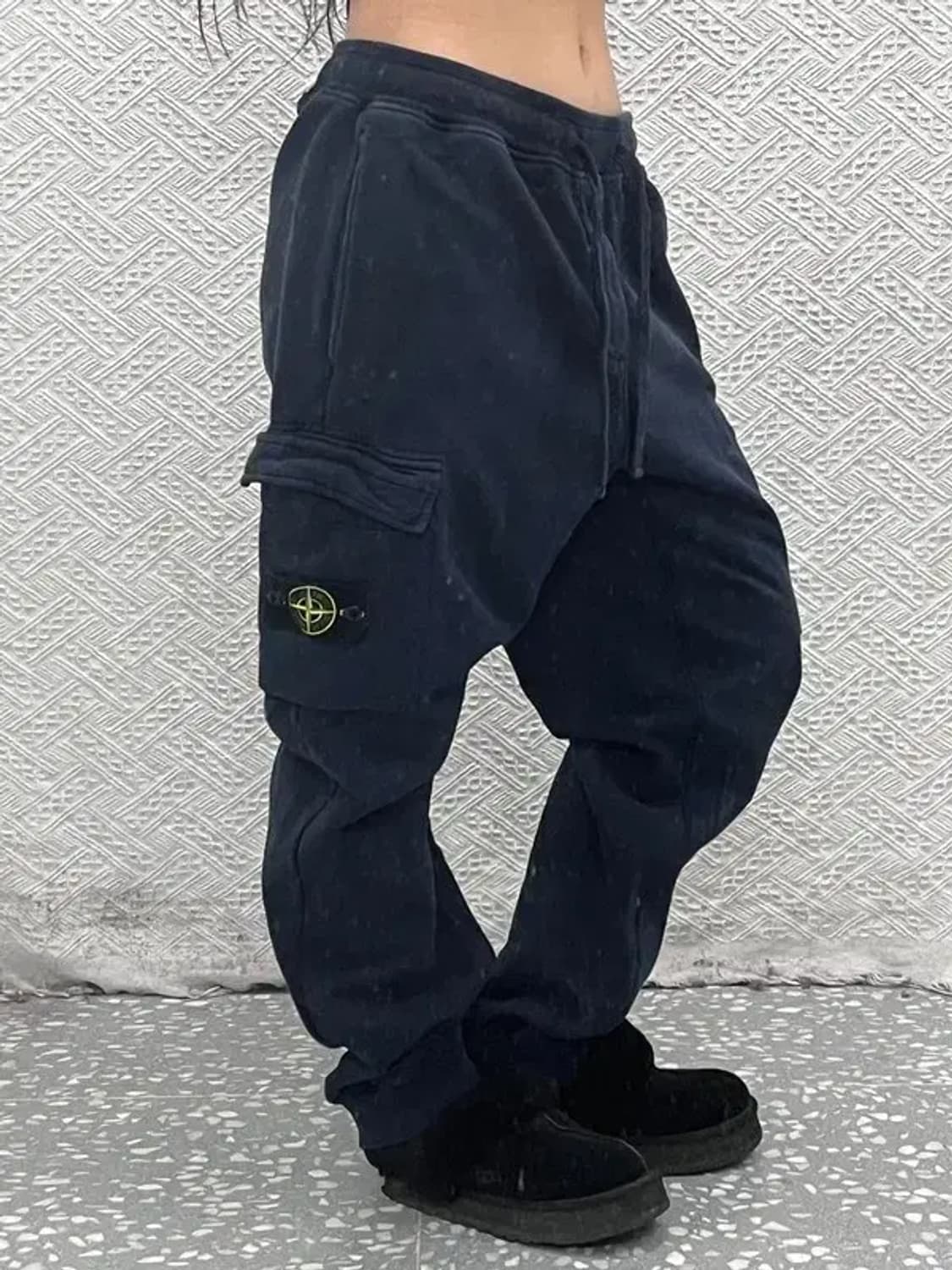 스톤 아일랜드 스트릿 힙합 와펜 조거 카고 스웻팬츠 35인치 C08625 상품이미지1