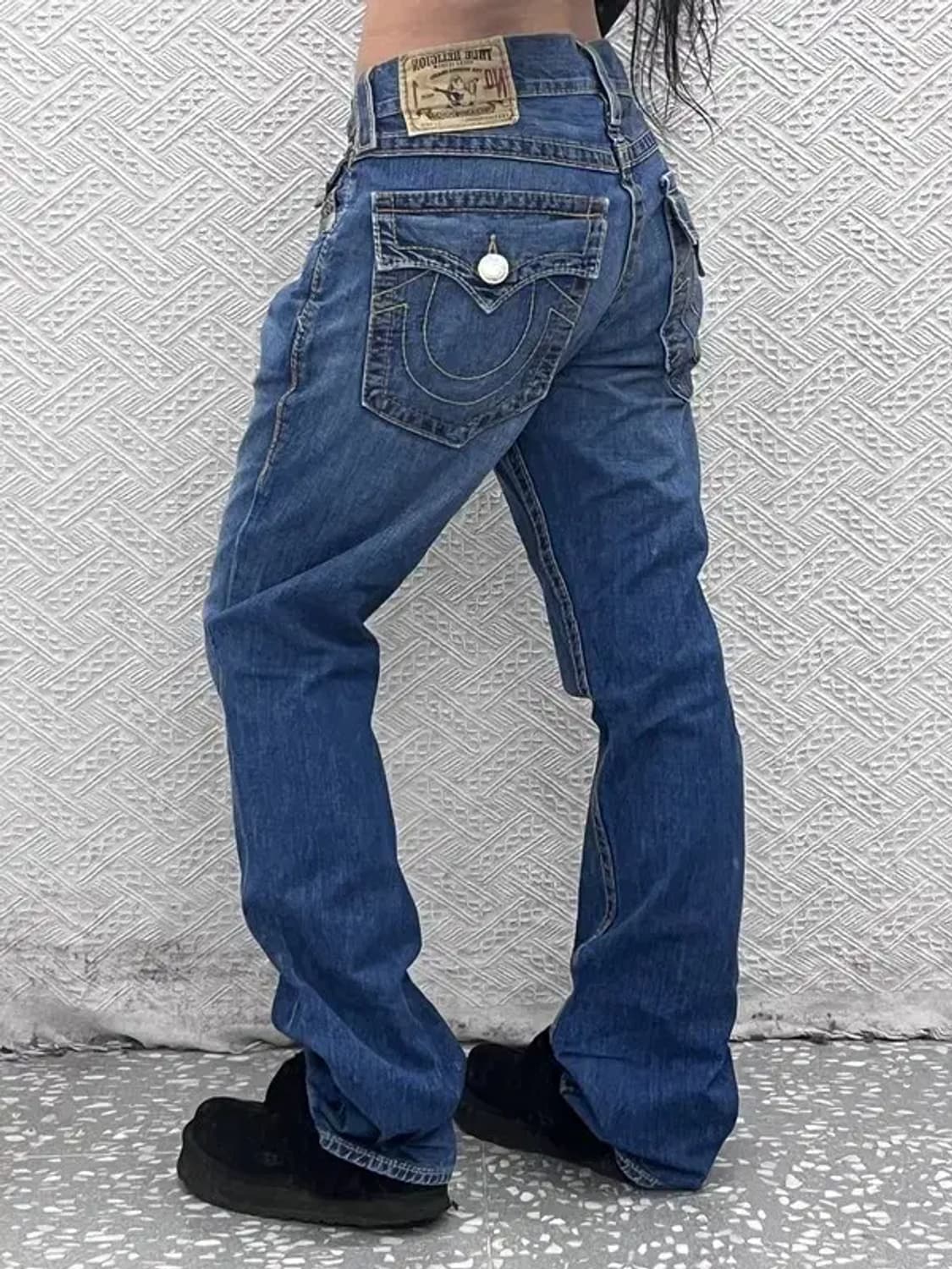 트루릴리전 리키 빅 티 캐주얼 빈티지 데님 청바지 32인치 C08626 상품이미지1