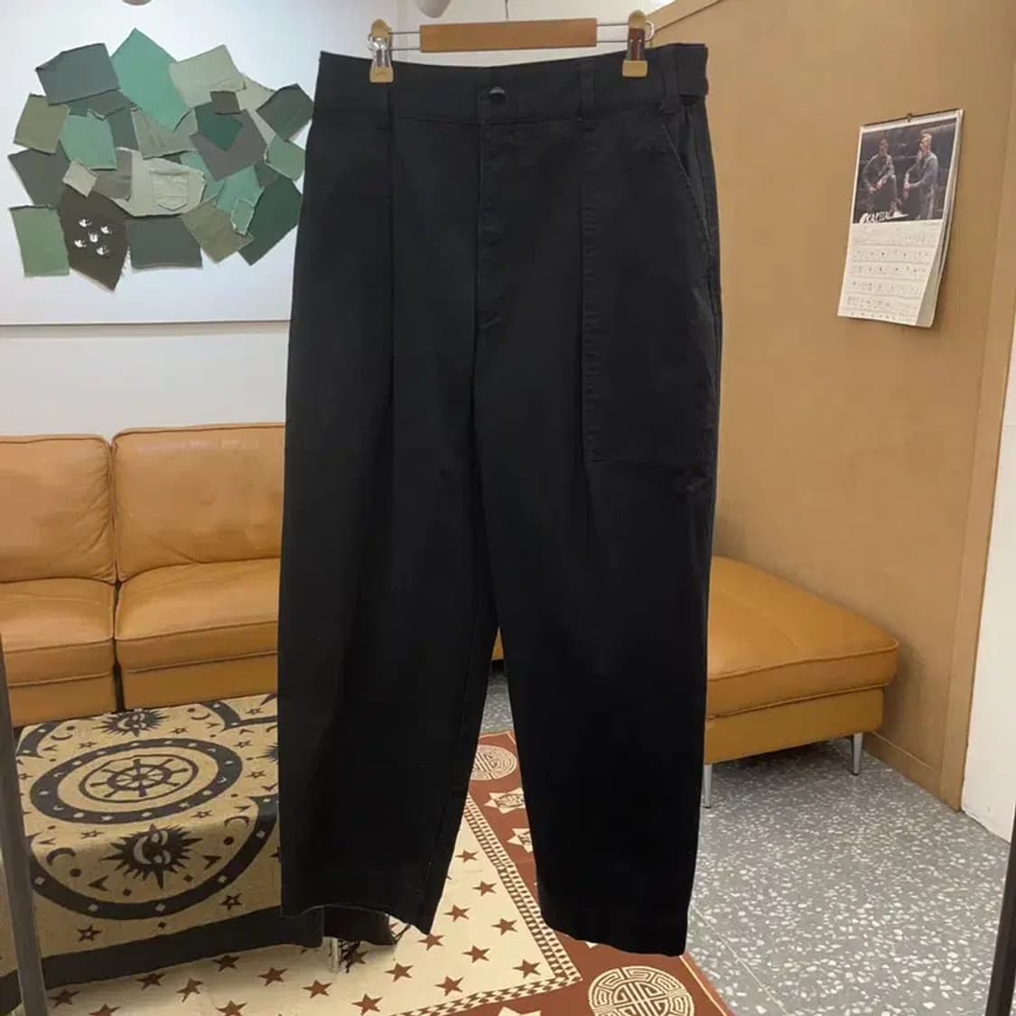 유니클로U 베이커 핀턱 치노팬츠 면바지 70 C08629 상품이미지3