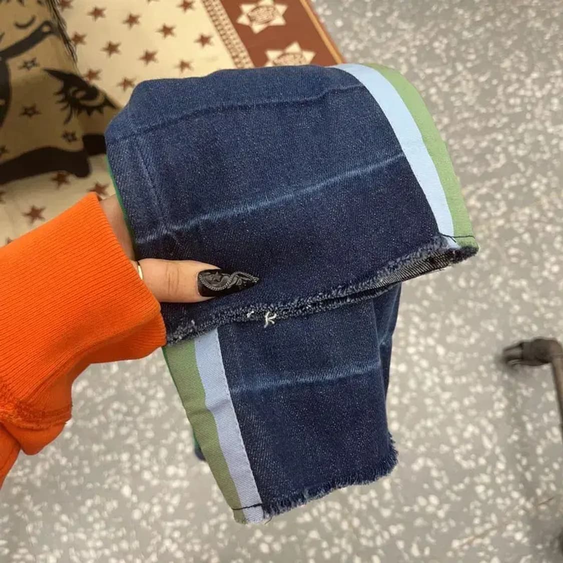 에센셜 앤트워프 레트로 사이드 라인 데님팬츠 25인치 C08632 상품이미지8