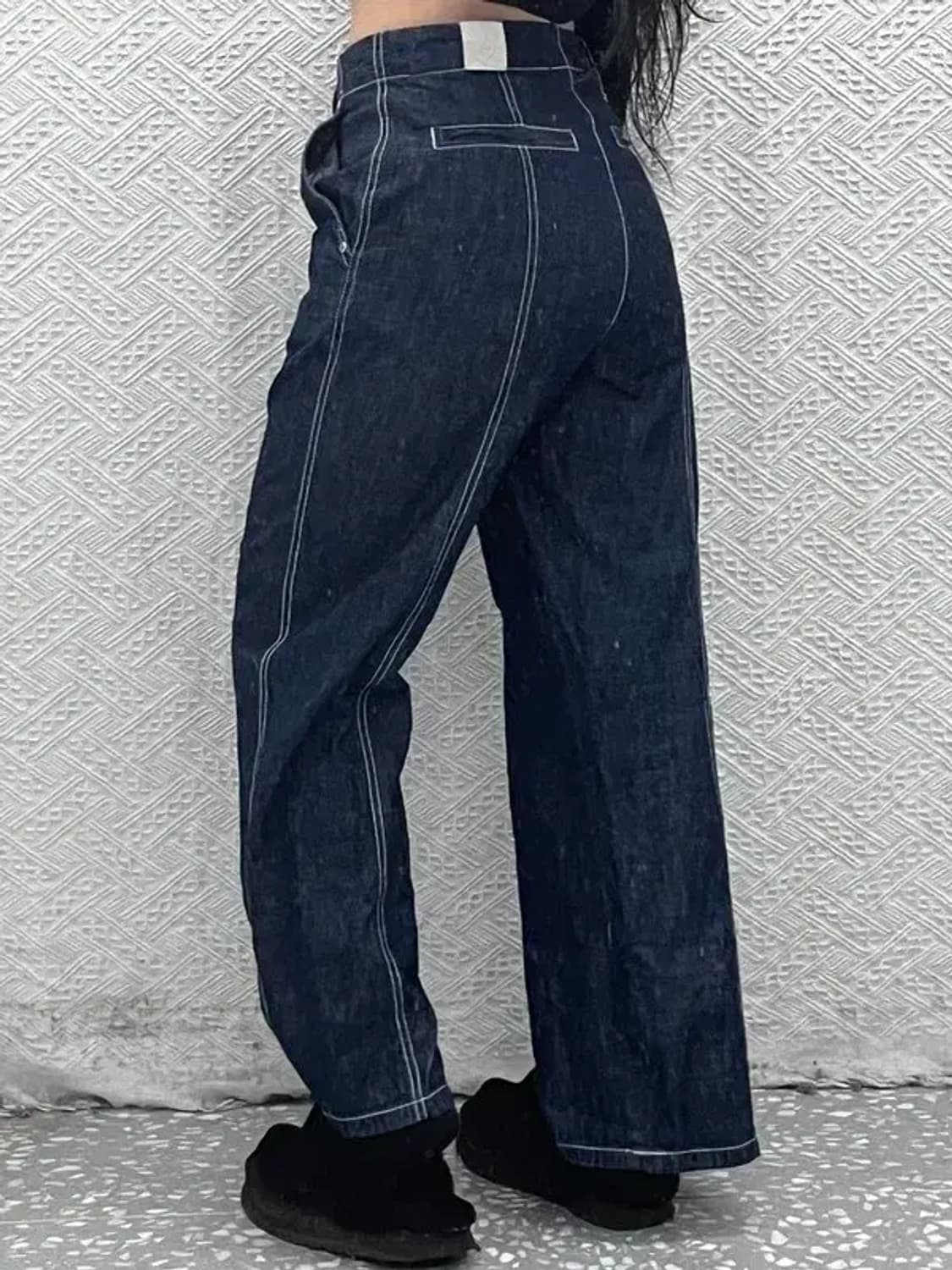 와릿이즌 캐주얼 스티치 하이웨스트 라이트 데님팬츠 S C08633 상품이미지2