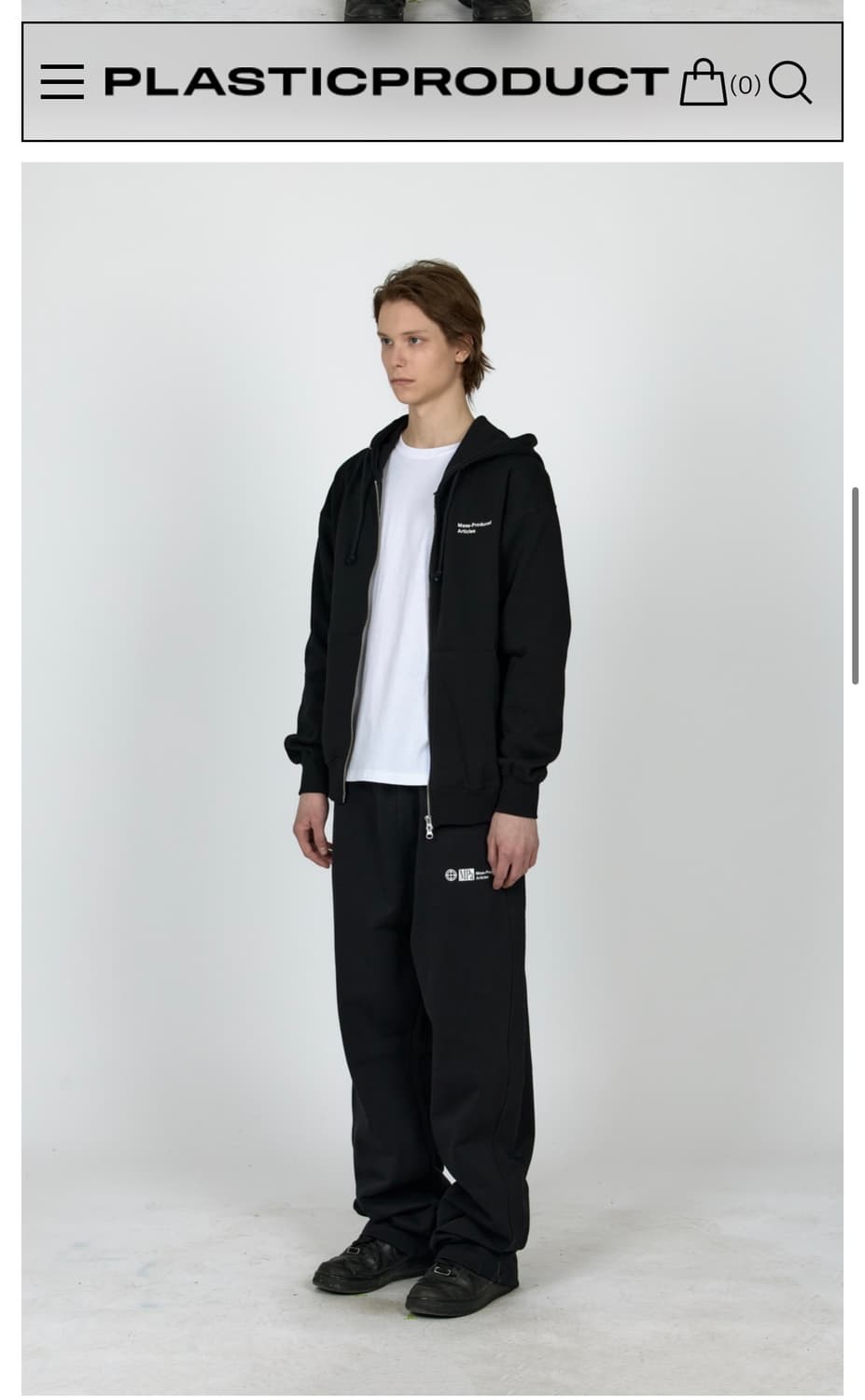 플라스틱프로덕트 후드집업 M 상품이미지2