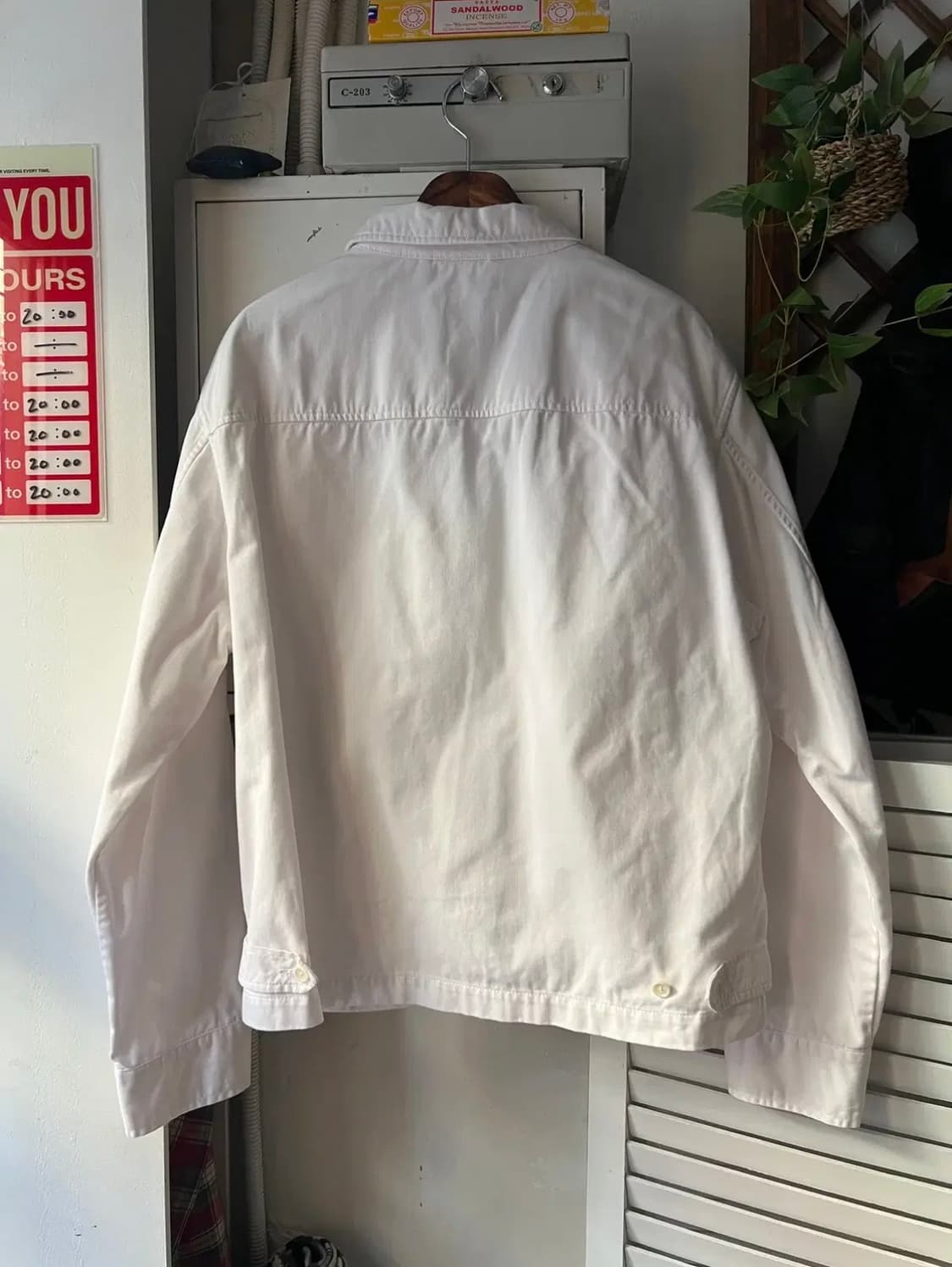 [L]폴로 랄프로렌 화이트 트윌 코튼 해링턴 자켓(블루종) 상품이미지2