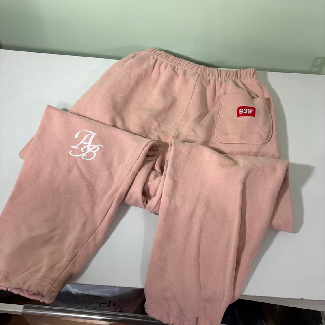 M 아카이브볼드 939 분홍 스웻팬츠 상품이미지5