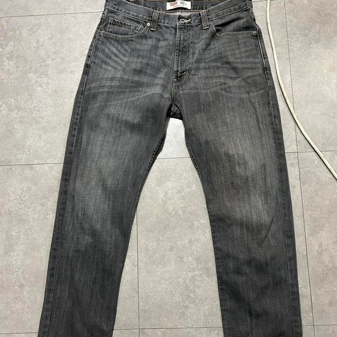 [올드스쿨]  리바이스  505  인디고  흑청  데님 상품이미지1