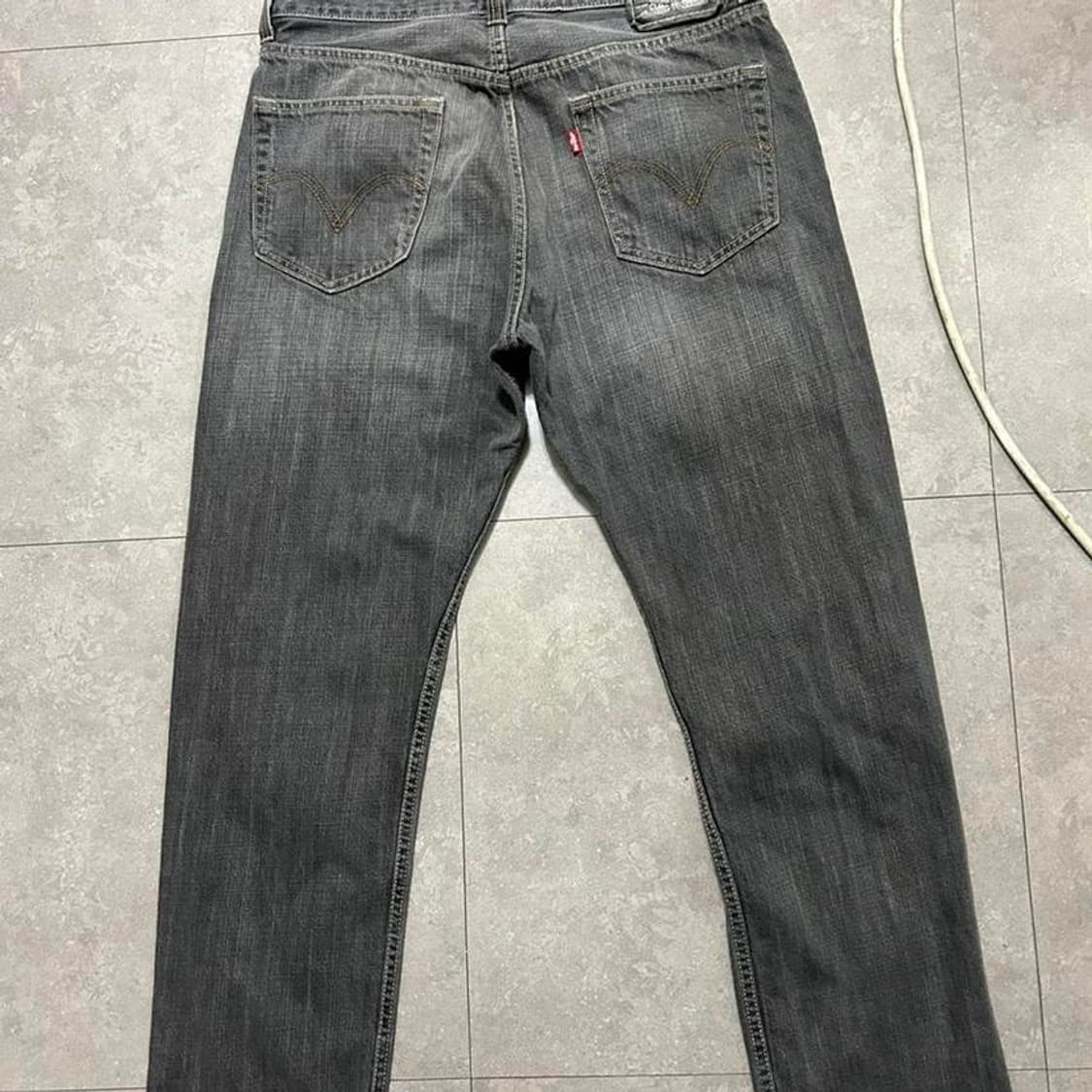 [올드스쿨]  리바이스  505  인디고  흑청  데님 상품이미지2