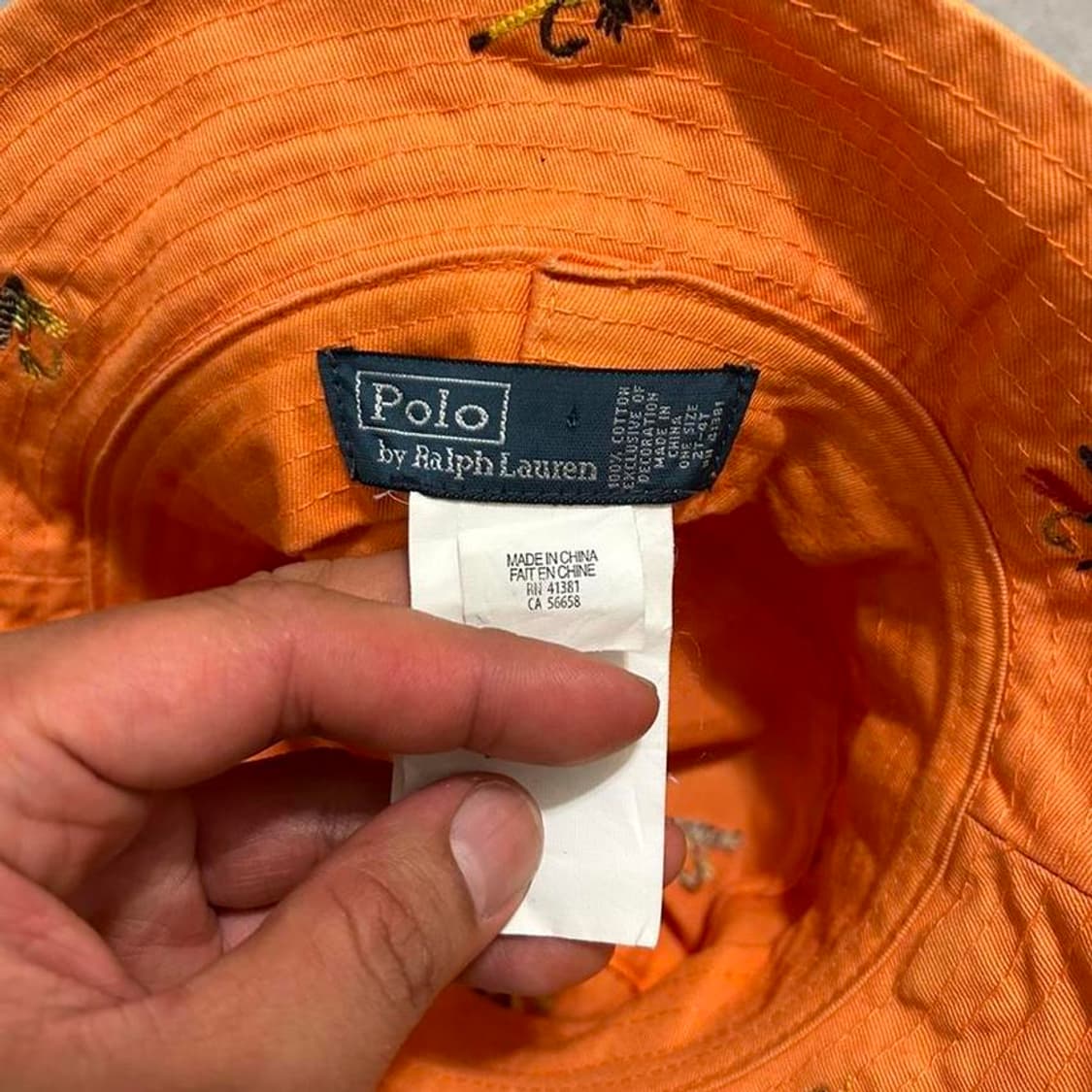 [Kid's] 랄프로렌  폴로  치노  자수 버킷  햇 상품이미지3