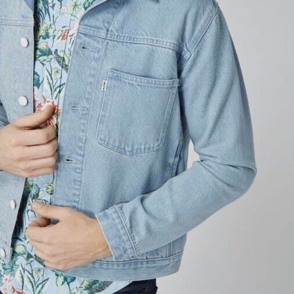 리바이스  line 8   인디고  크롭  데님  트러 상품이미지3