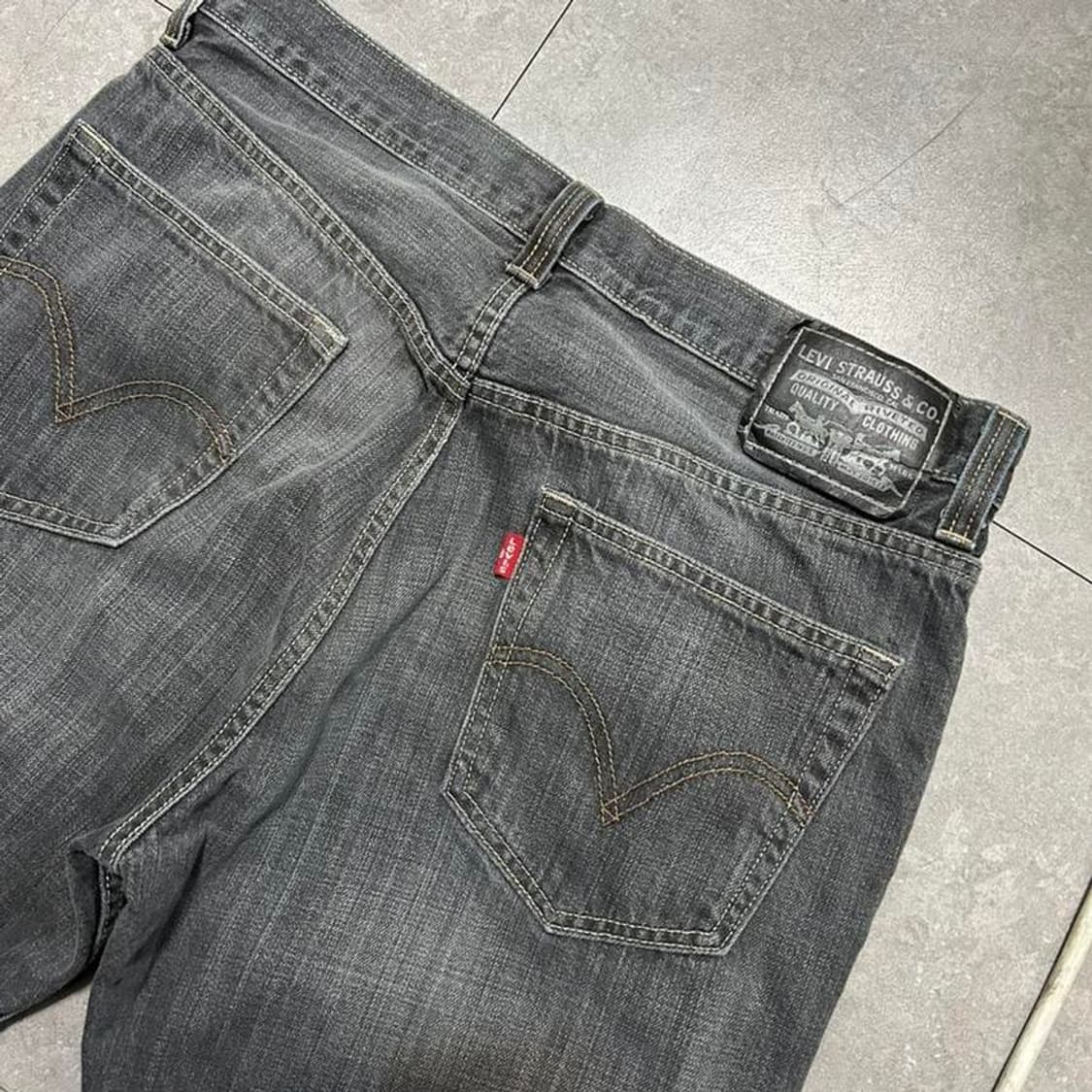 [올드스쿨]  리바이스  505  인디고  흑청  데님 상품이미지3