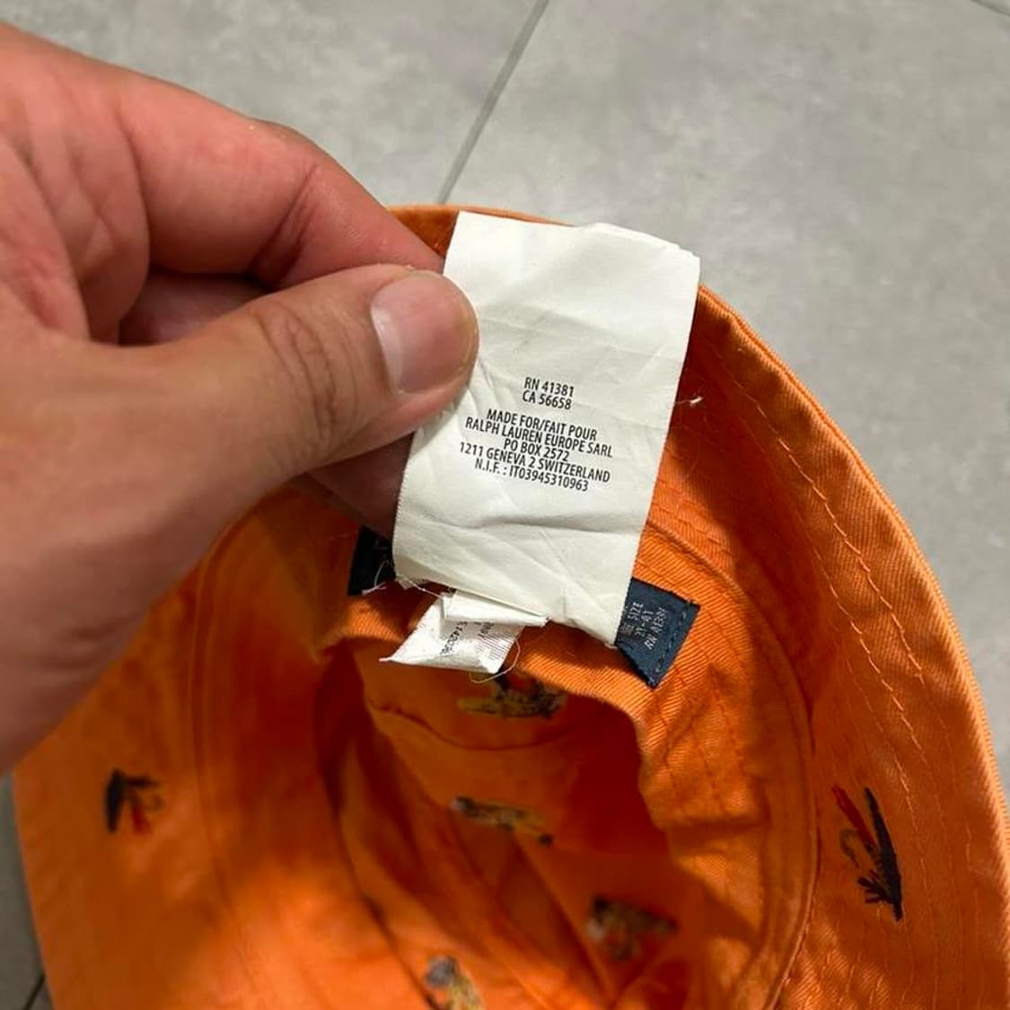 [Kid's] 랄프로렌  폴로  치노  자수 버킷  햇 상품이미지4