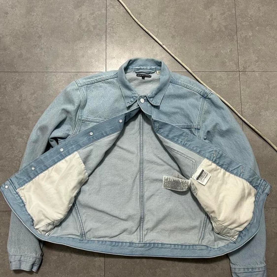 리바이스  line 8   인디고  크롭  데님  트러 상품이미지4