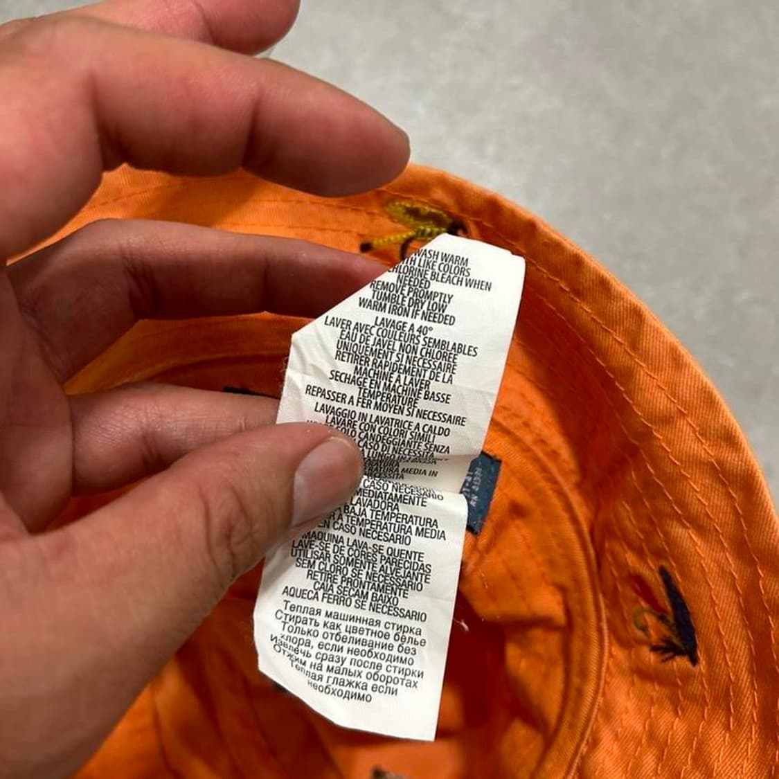 [Kid's] 랄프로렌  폴로  치노  자수 버킷  햇 상품이미지5