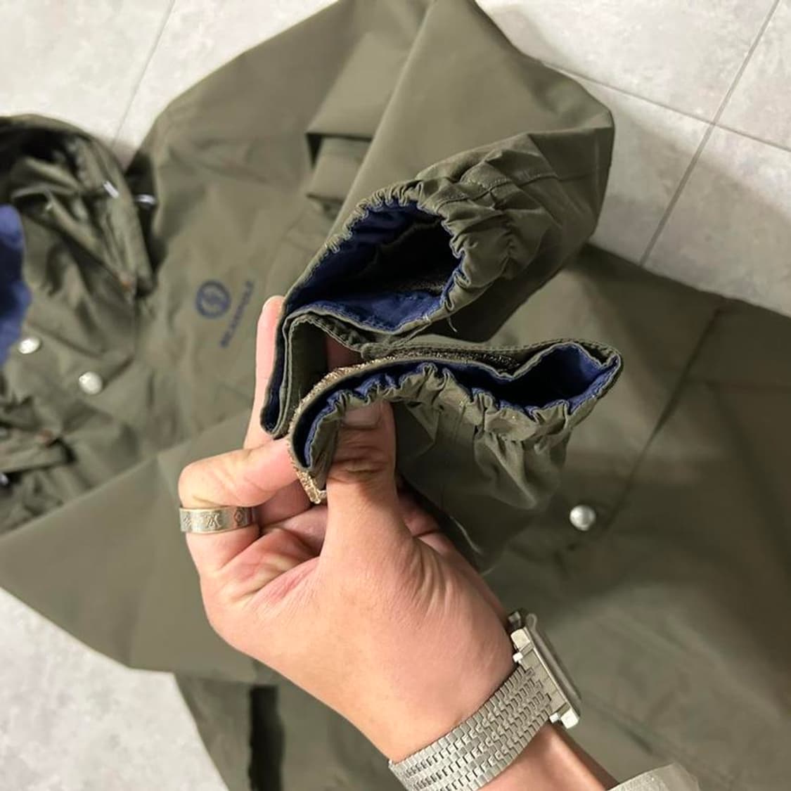 빈폴  카키컬러  고어텍스   윈드브레이커  자켓  9 상품이미지9