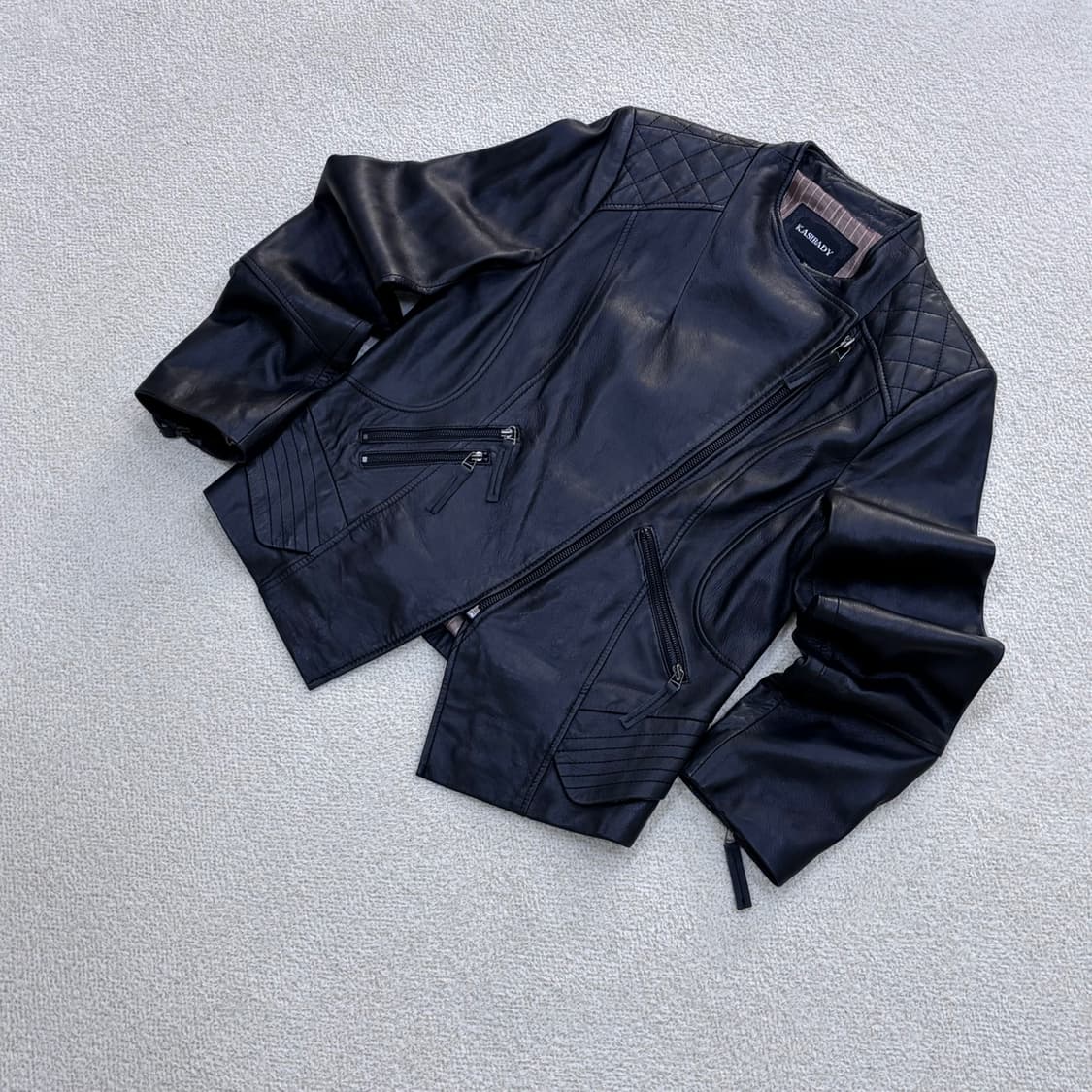 88 카시바디 양가죽 레더 자켓 0326E 상품이미지1