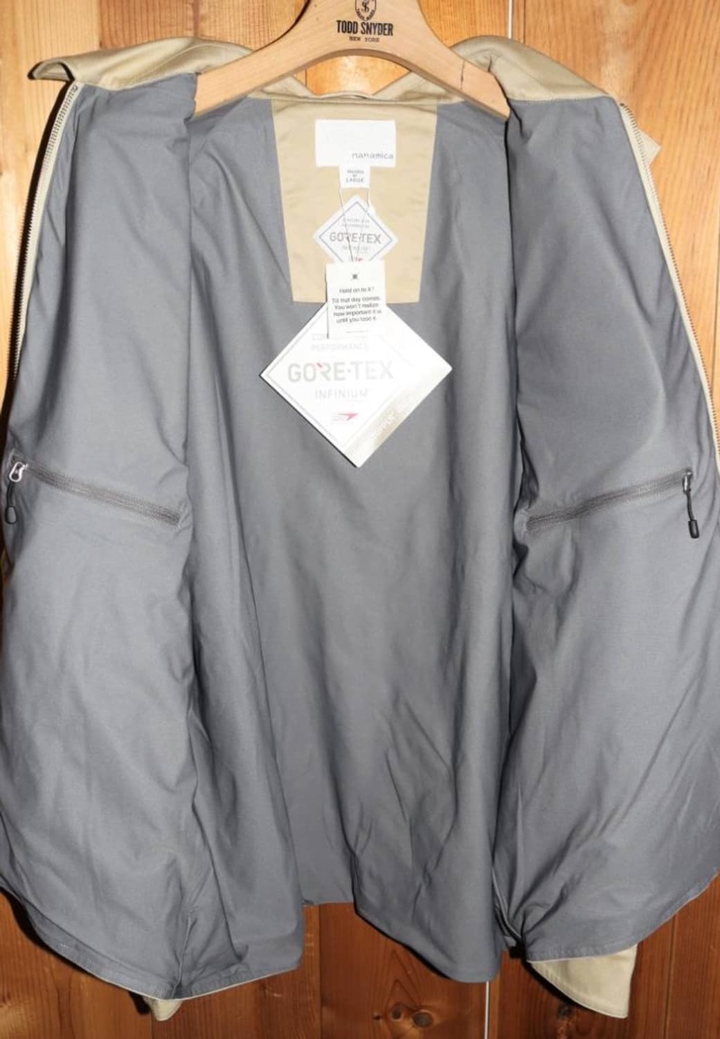 (새 제품)나나미카 인피니움 고어텍스 크루자켓 XL 상품이미지3