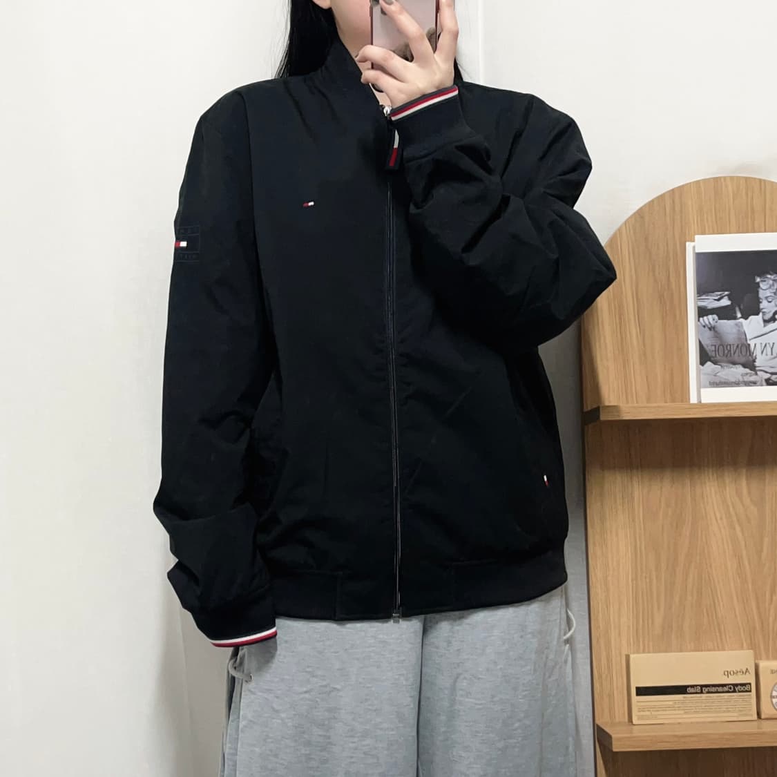 [정품] 타미 블랙 블루종 [ M ] 상품이미지2