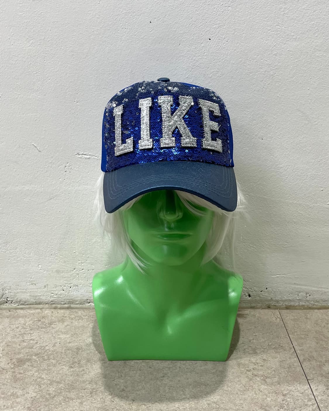 Like Blue Spangle Cap Hat  상품이미지2