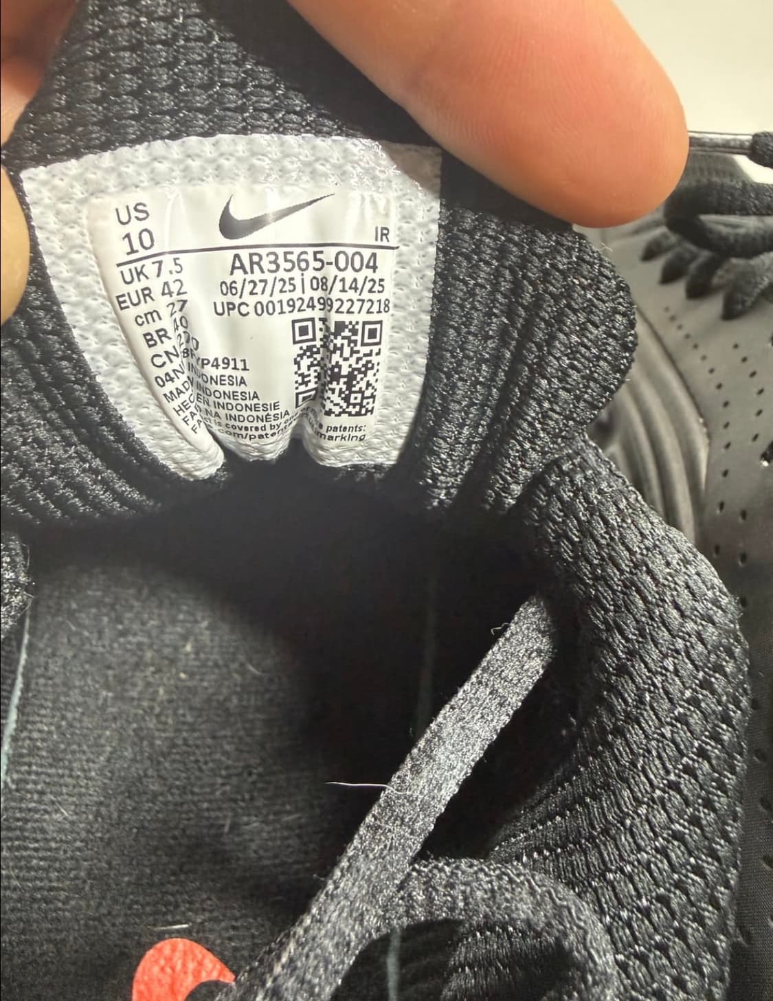 나이키 샥스R4 W블랙 270 상품이미지8