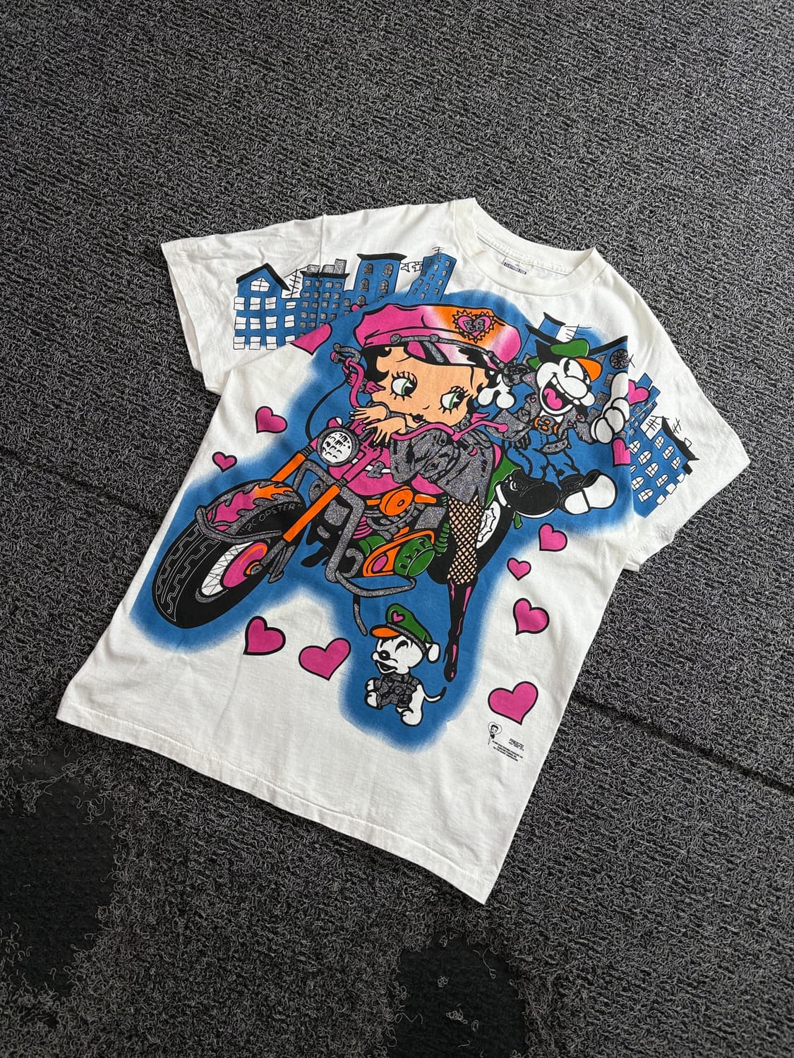 USA 빈티지 베티 붑 엔젤스 반팔 티셔츠 4132 상품이미지1