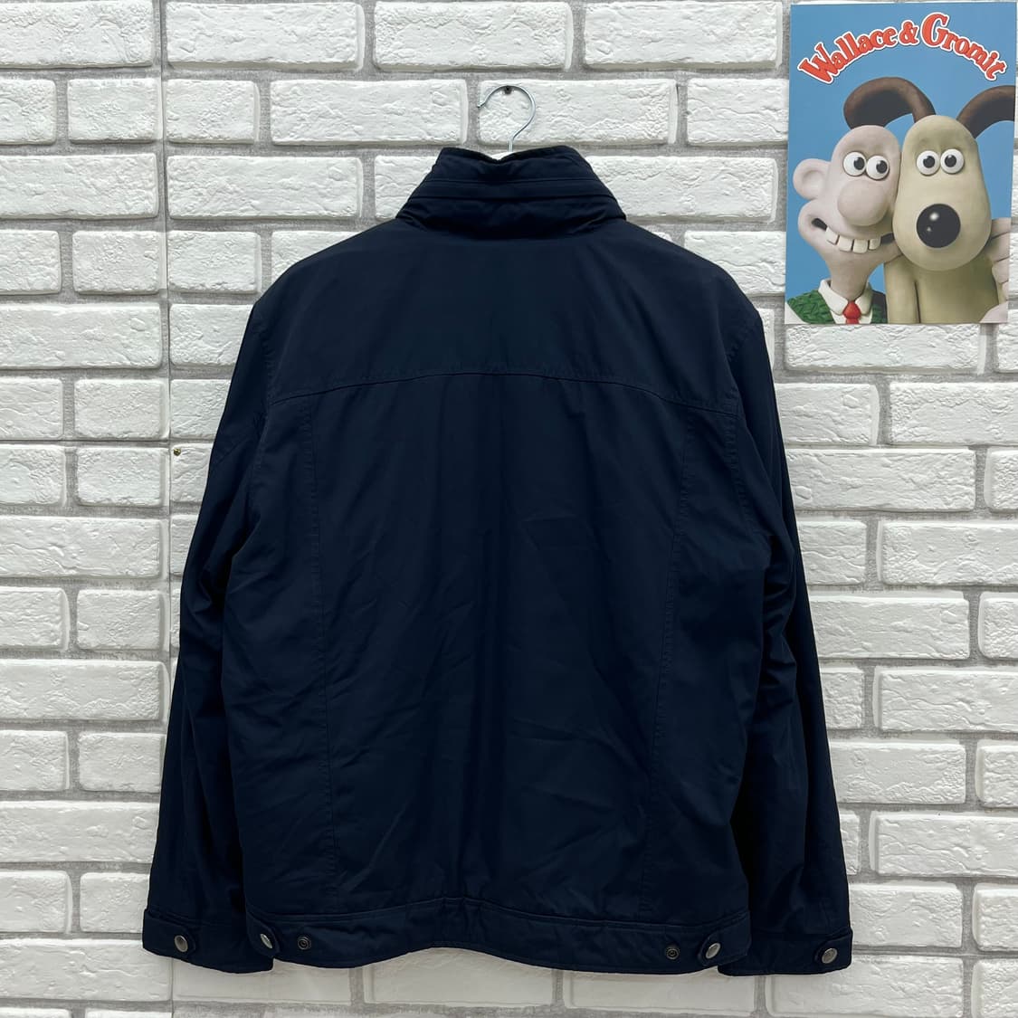 미국 빈티지 폴로 랄프로렌 네이비 바람막이 기모자켓-M 95 상품이미지5