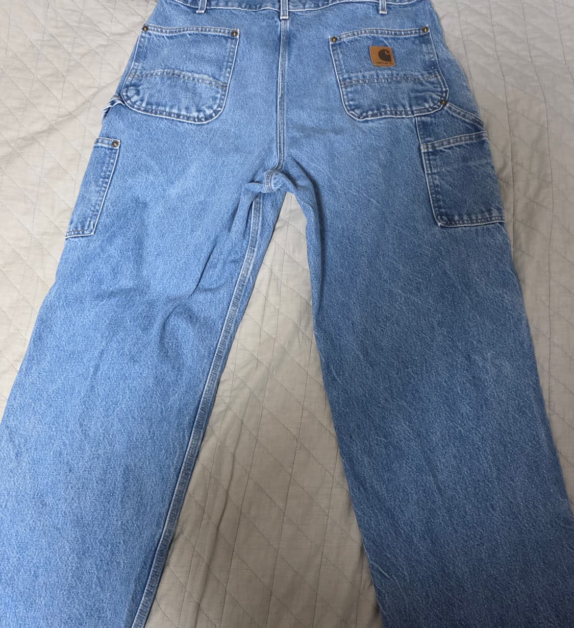 [38X32] 00s 칼하트 더블니 B73 DST 데님팬츠 굿컨디B-11 상품이미지4