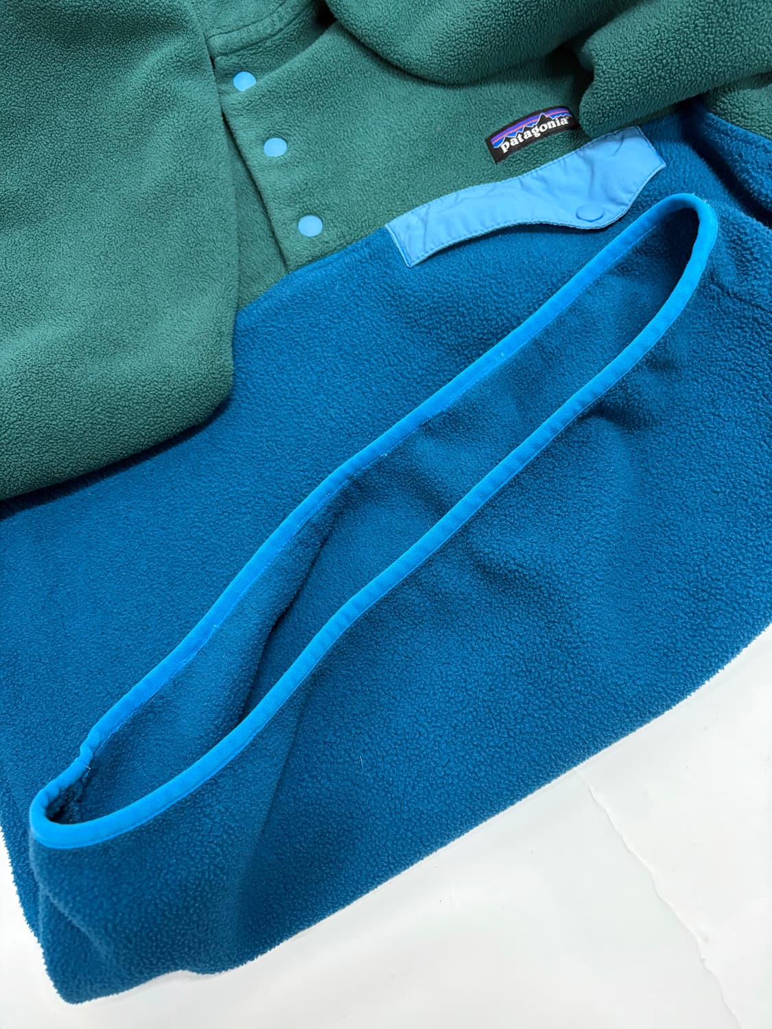 빈티지파타고니아 신칠라 스냅티 멘즈xs 그린 상품이미지6