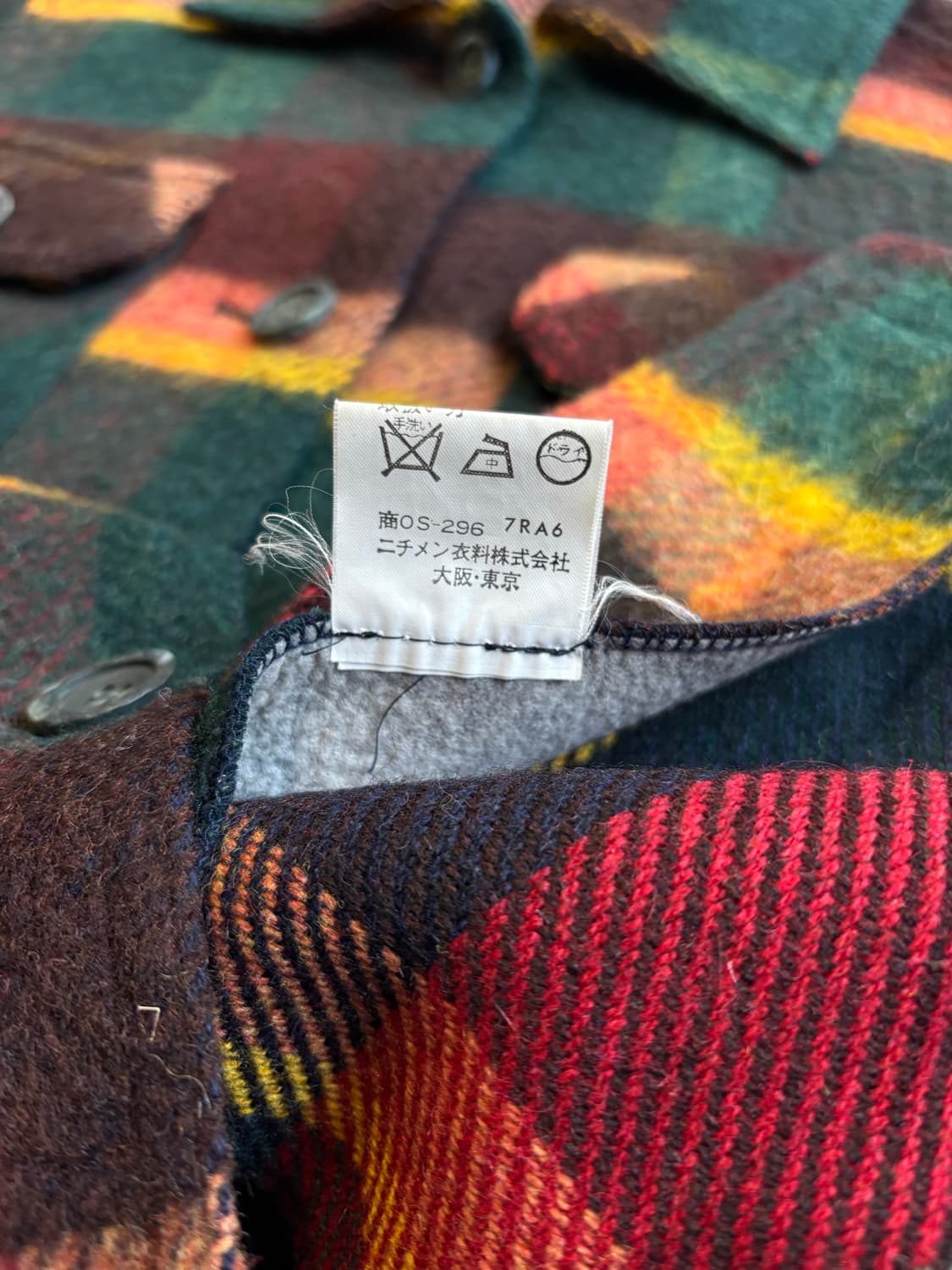 70s Mcgregor 울 셔츠 재킷 상품이미지5