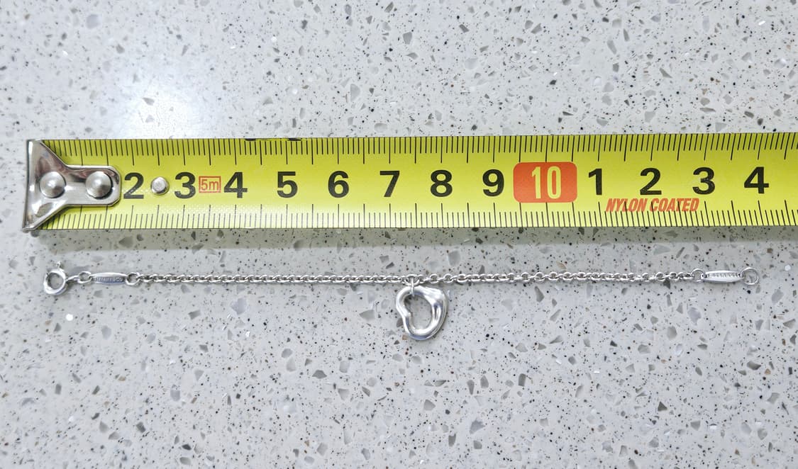 티파니앤코 오픈하트 실버 11mm 팔찌 (14cm) [정품] 상품이미지5