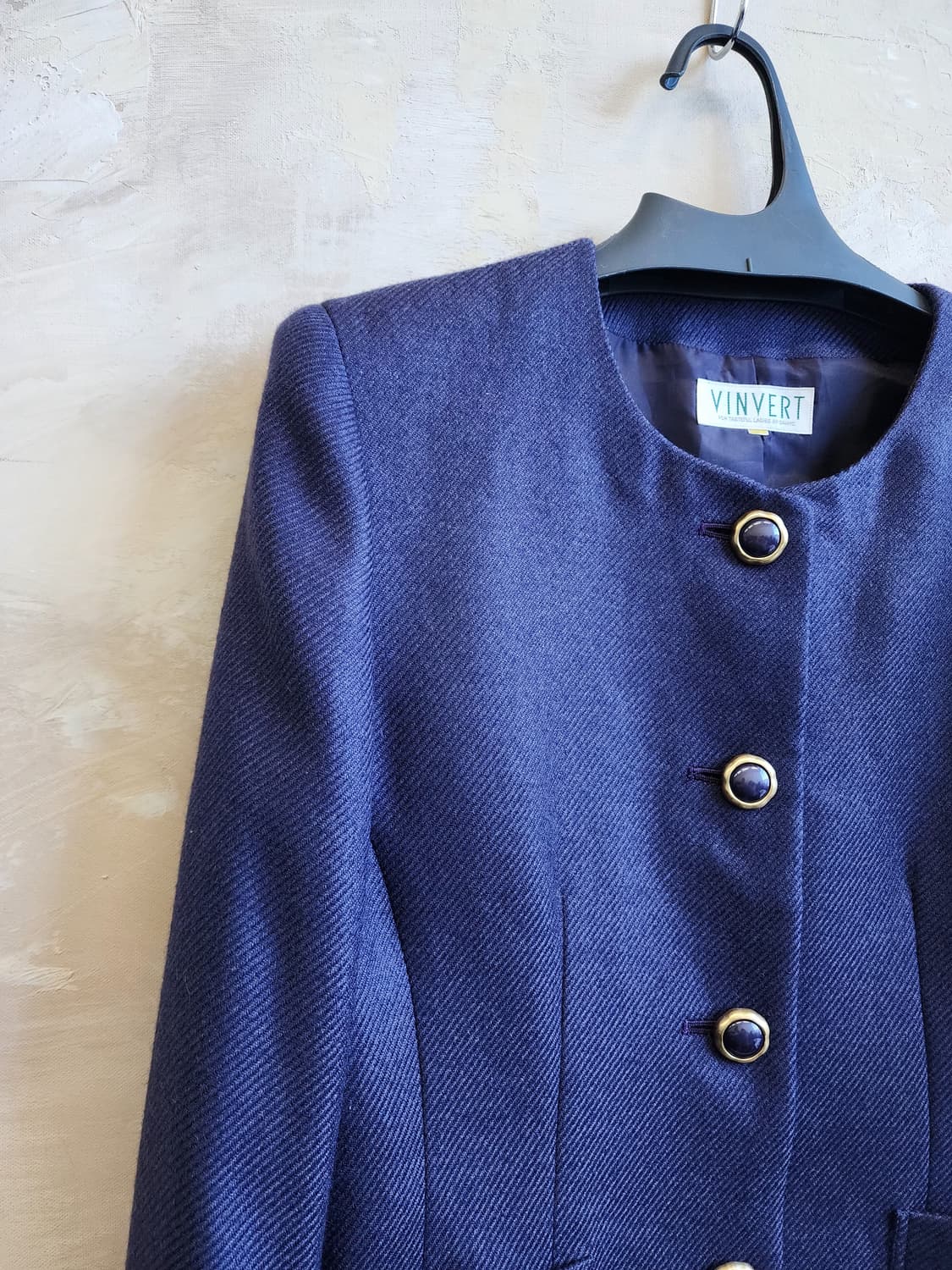 일본빈티지 빈버튼 울 자켓 상품이미지2