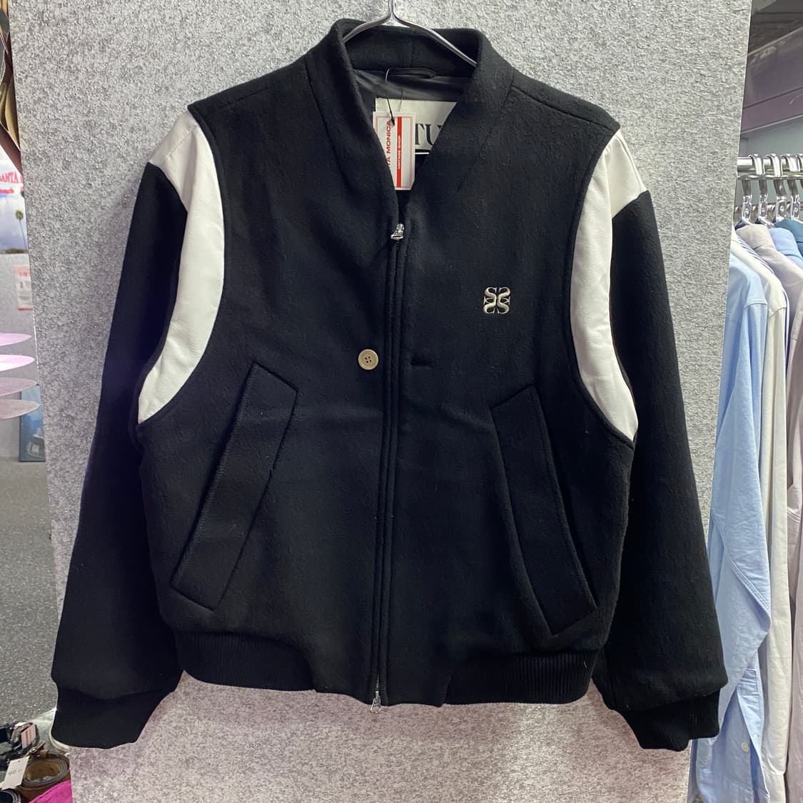 세터 퍼시 칼라리스 바시티 자켓 클래식 블랙 A2 상품이미지2