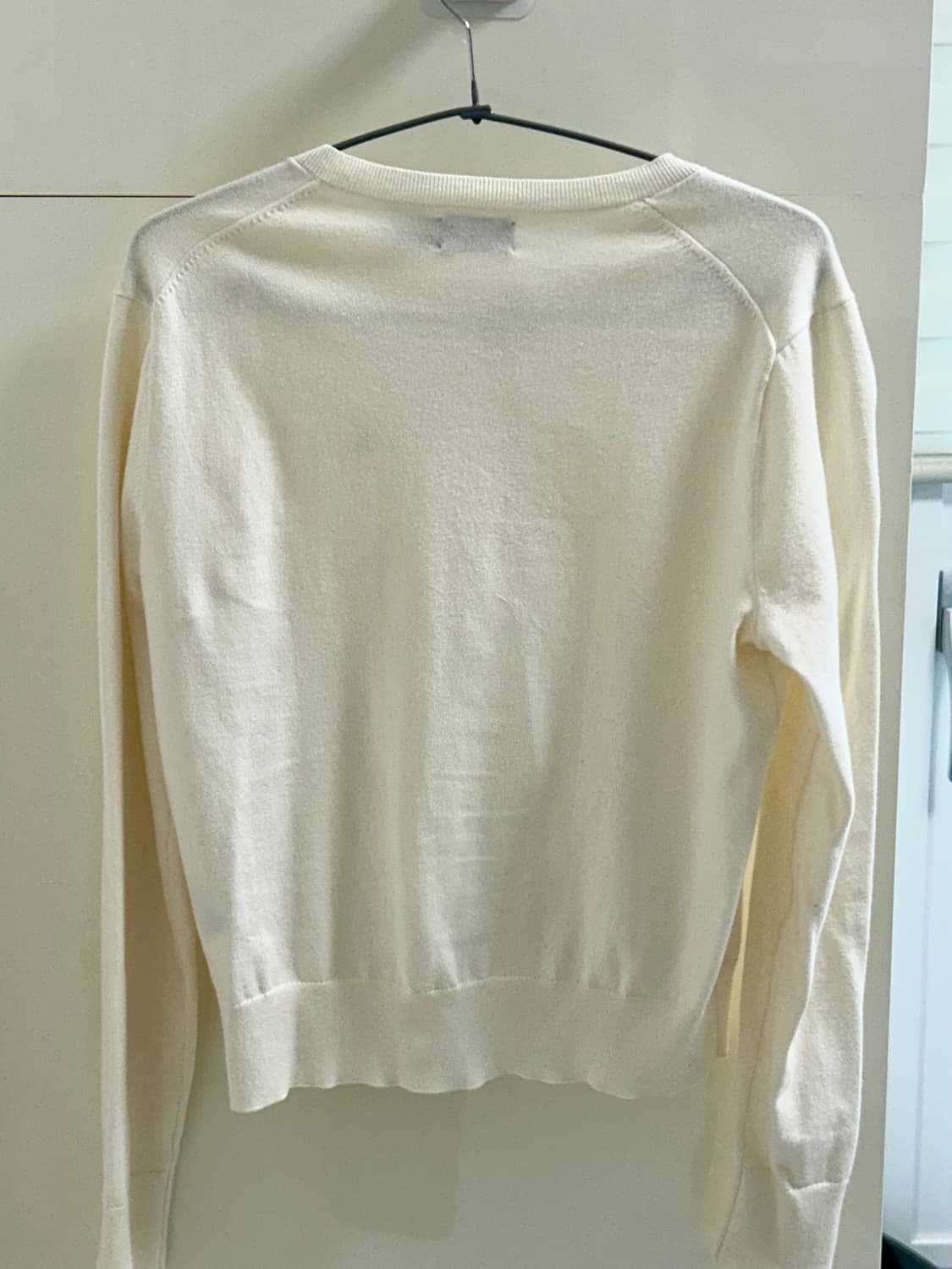 폴로 랄프로렌 여성 코튼 블렌드 가디건 S 크림색 상품이미지4